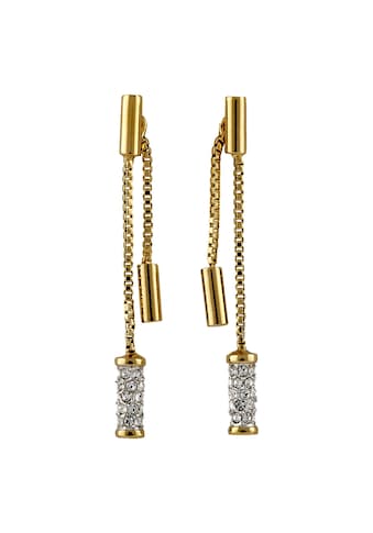 Buckley London Paar Ohrhänger »Messing vergoldet mit Kristallen« kaufen