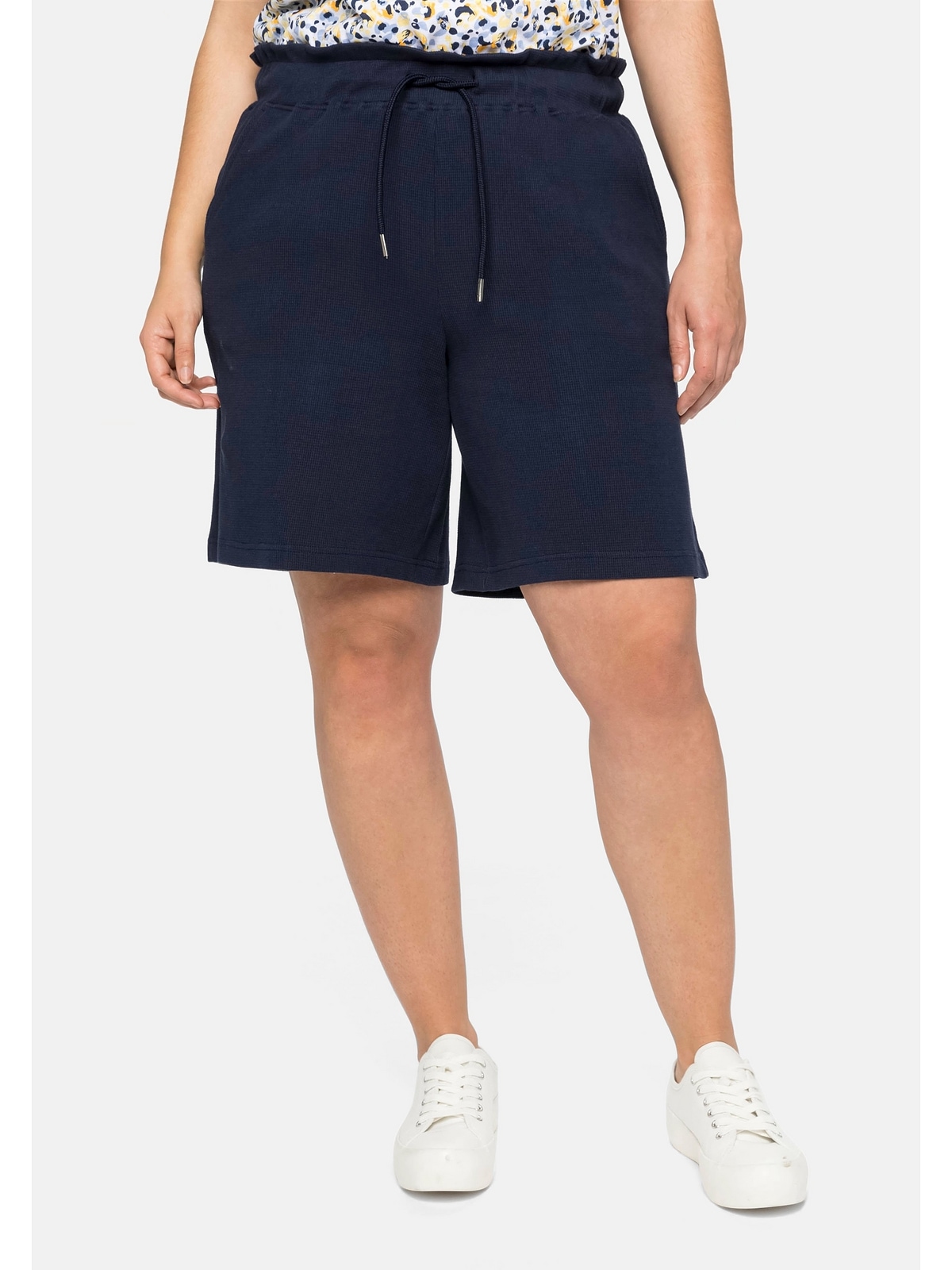 | Größen«, I\'m in Schlupfbund »Große walking bestellen Shorts Sheego mit Piqué-Qualität,