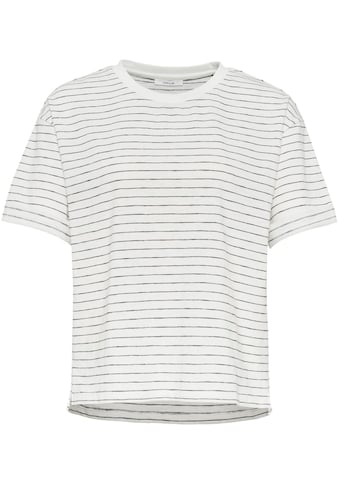 OPUS T-Shirt »Sistoria«, im unregelmäßigen Ringel aus Flammgarn-Ware kaufen