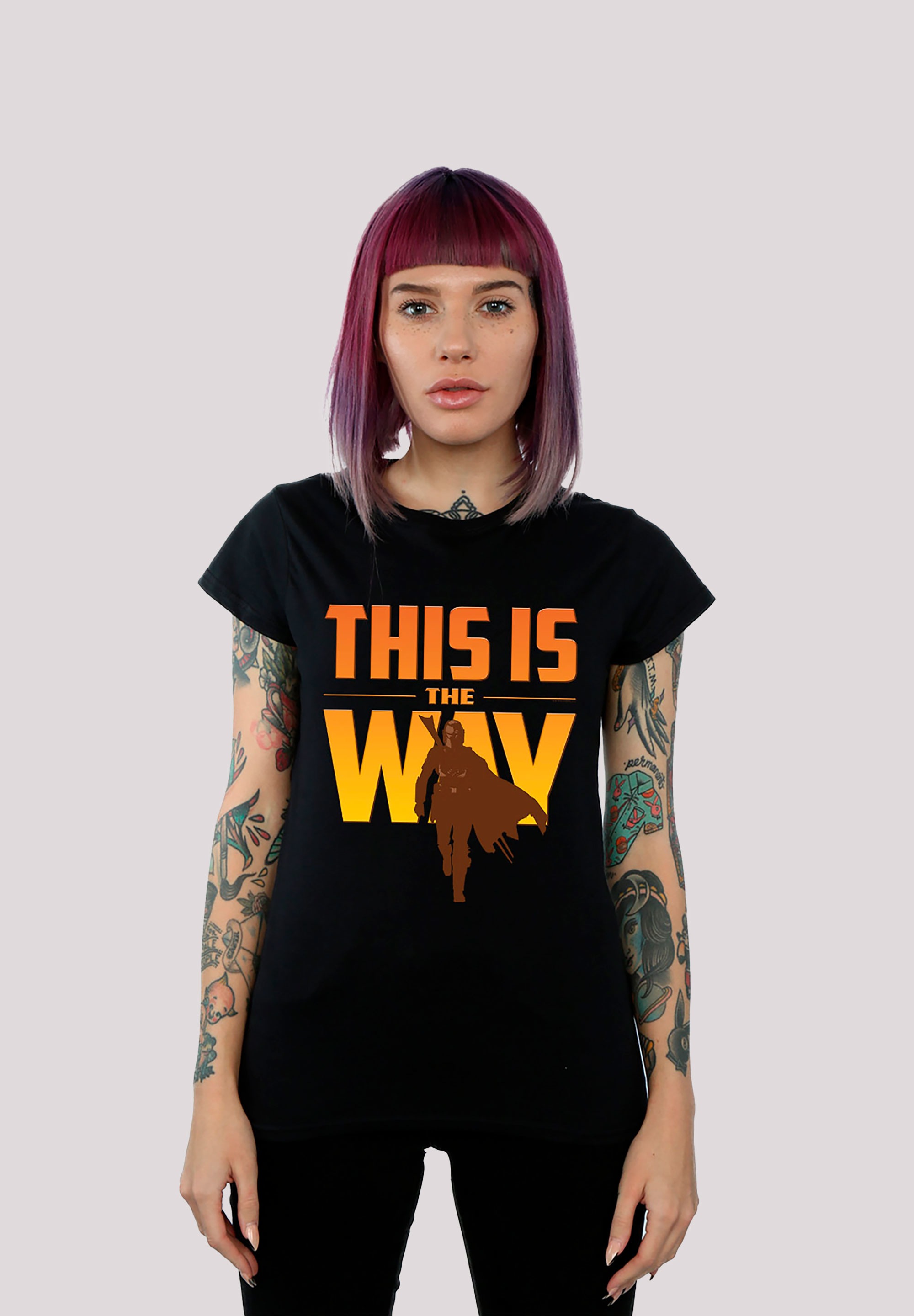 Sterne«, This »Star Way Is The The Mandalorian shoppen Print der T-Shirt F4NT4STIC Krieg Wars