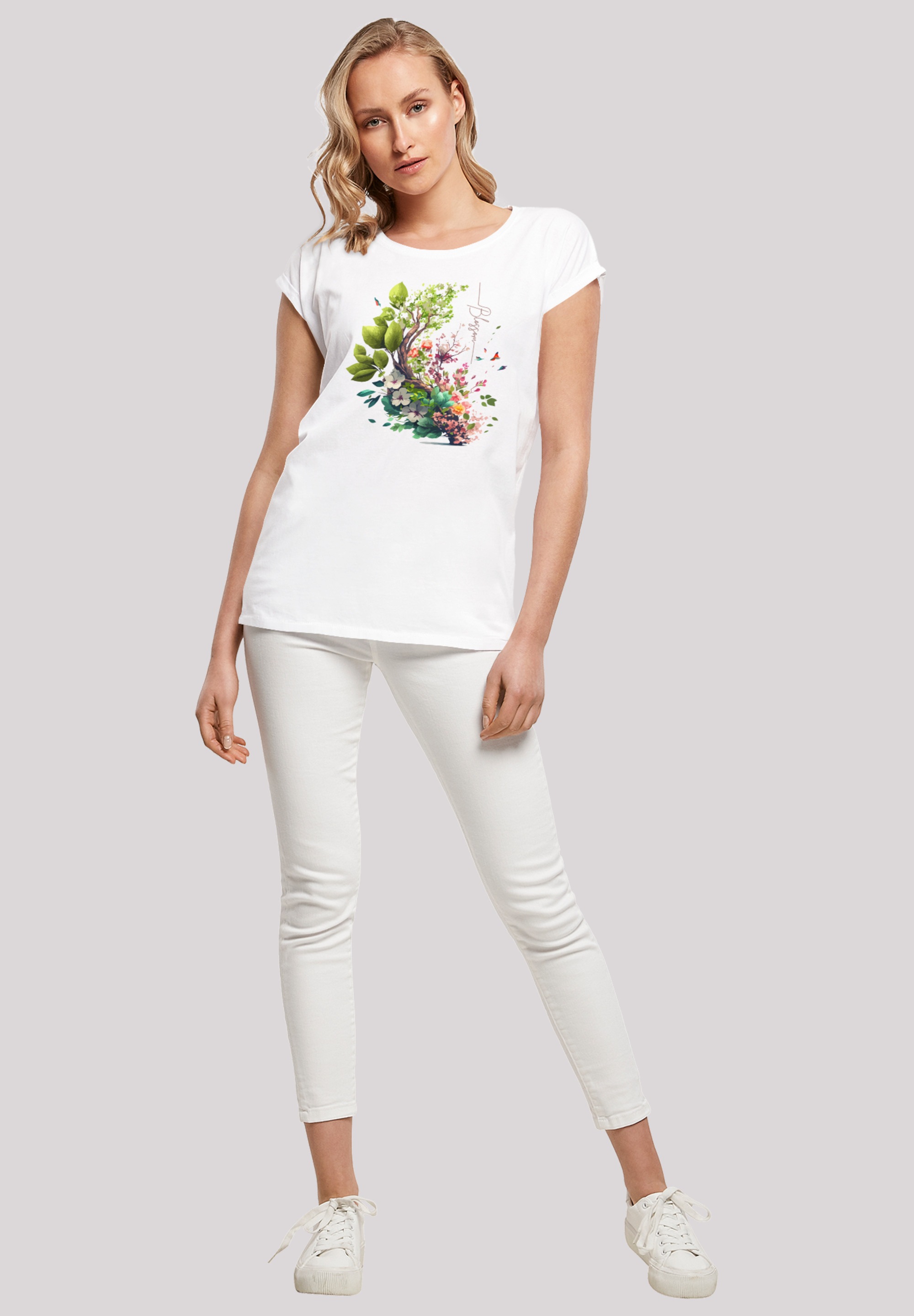 F4NT4STIC T-Shirt »Baum mit Blumen«, Print shoppen | I\'m walking | T-Shirts