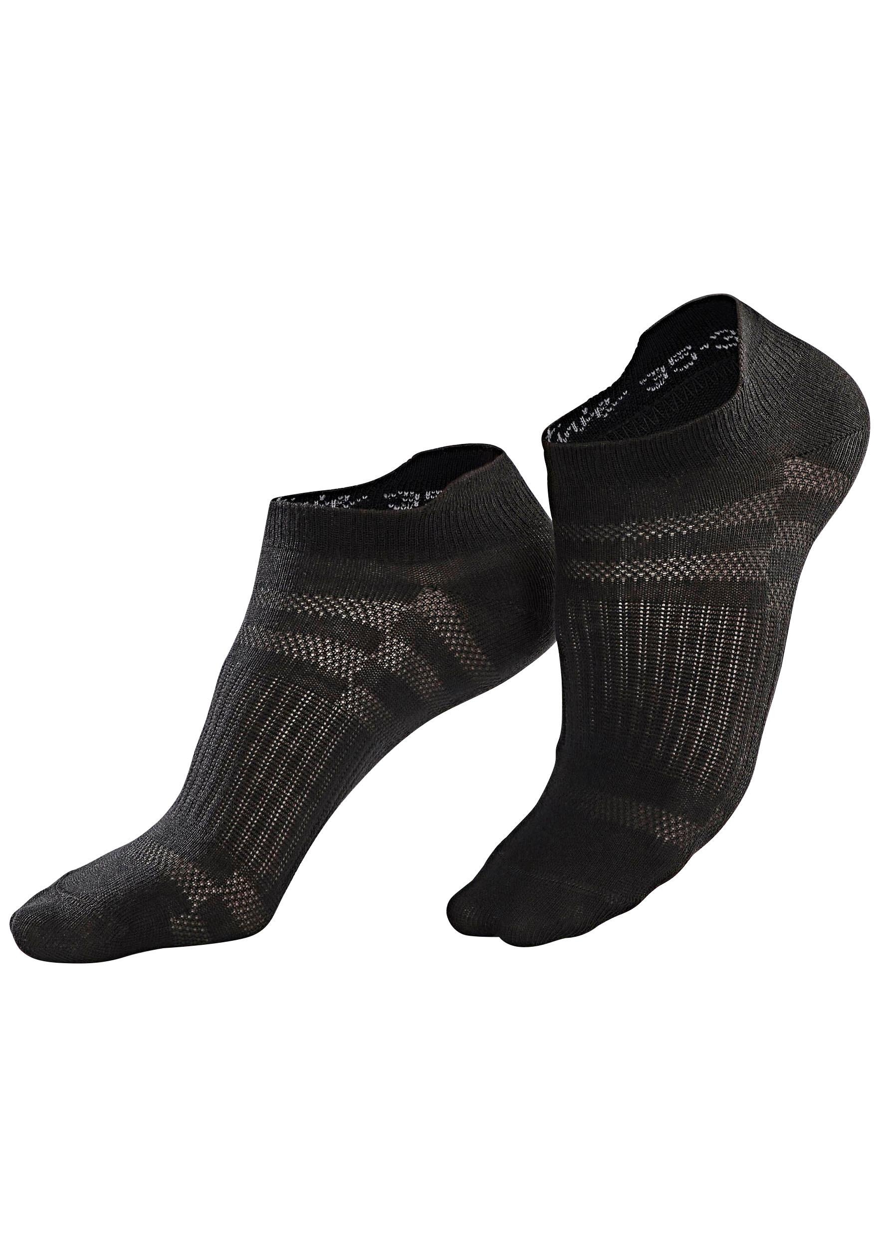 LASCANA ACTIVE Sneakersocken, (7 Paar), in Piqué-Optik
