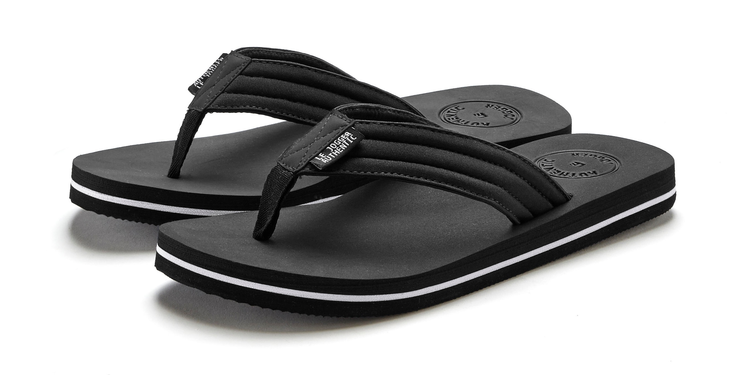 AUTHENTIC LE JOGGER Zehentrenner, Pantolette aus ultraleichtem Material VEGAN kaufen
