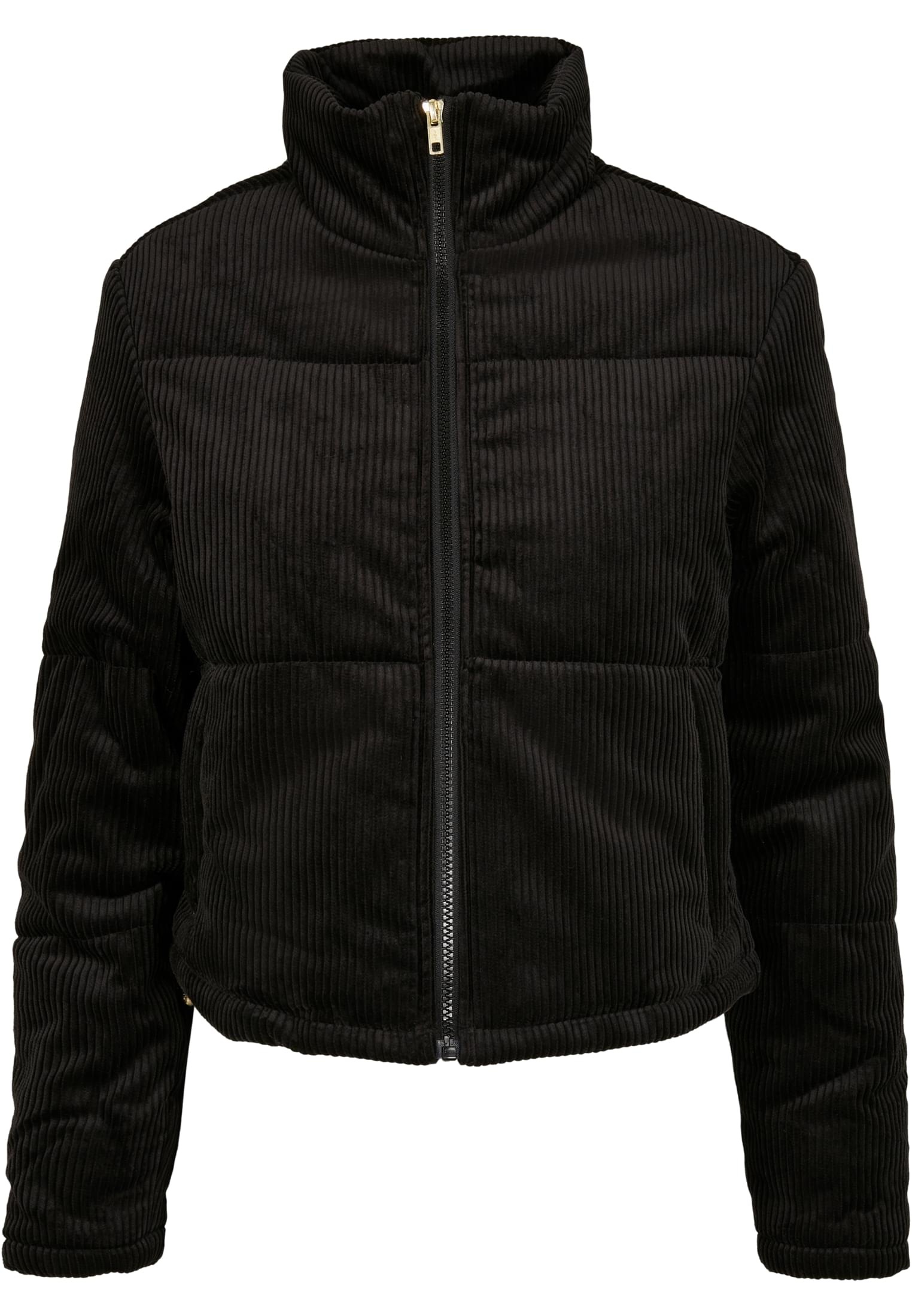 URBAN CLASSICS Winterjacke »Damen Ladies Corduroy Puffer Jacket«, (1 St.),  ohne Kapuze bestellen