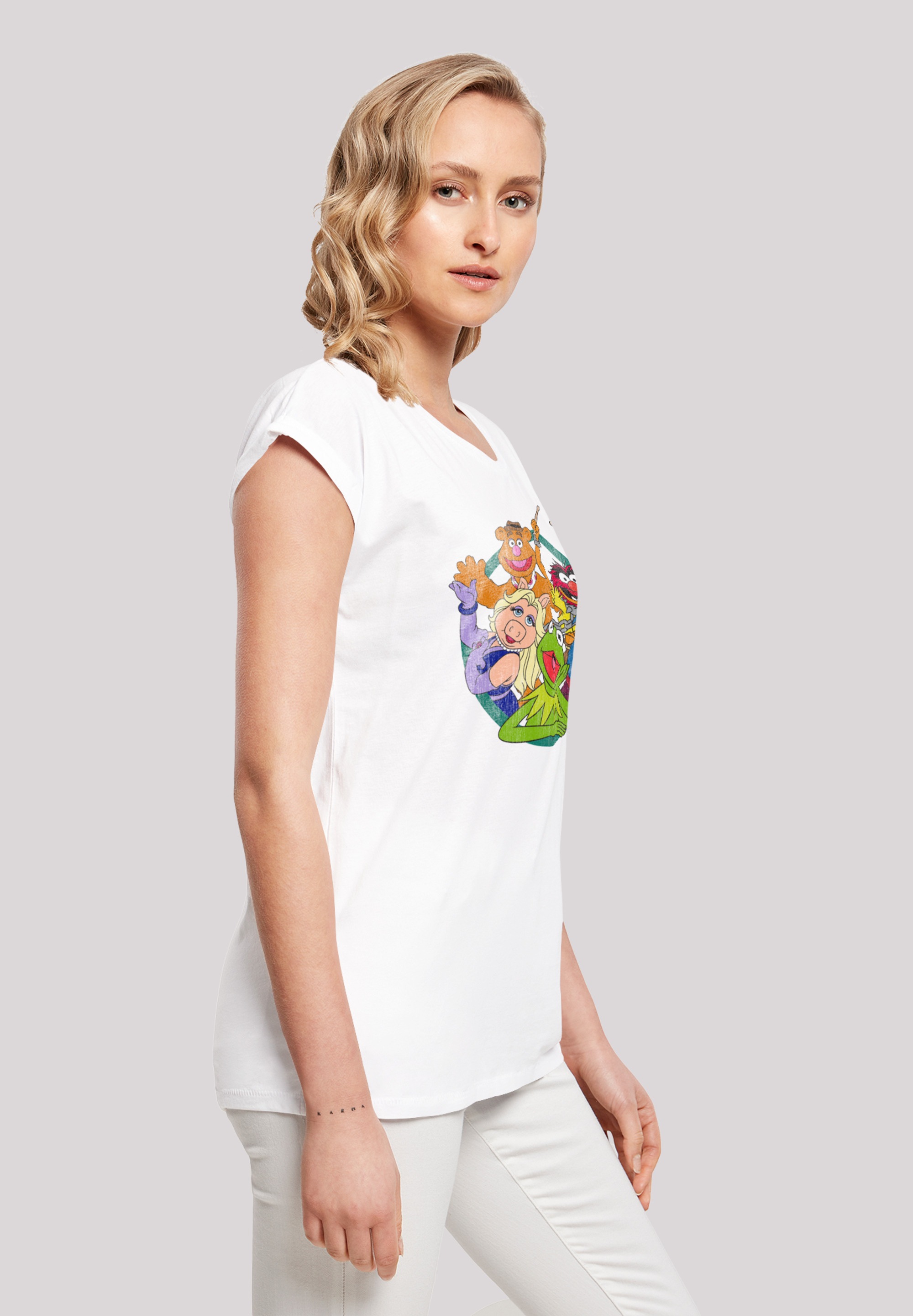 F4NT4STIC T-Shirt »Disney Die Print online Group Muppets Circle«