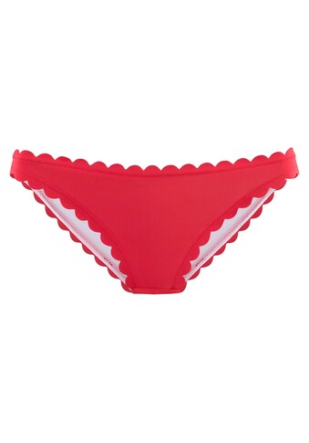 LASCANA Bikini-Hose »Scallop«, in knapper Brasilien-Form kaufen