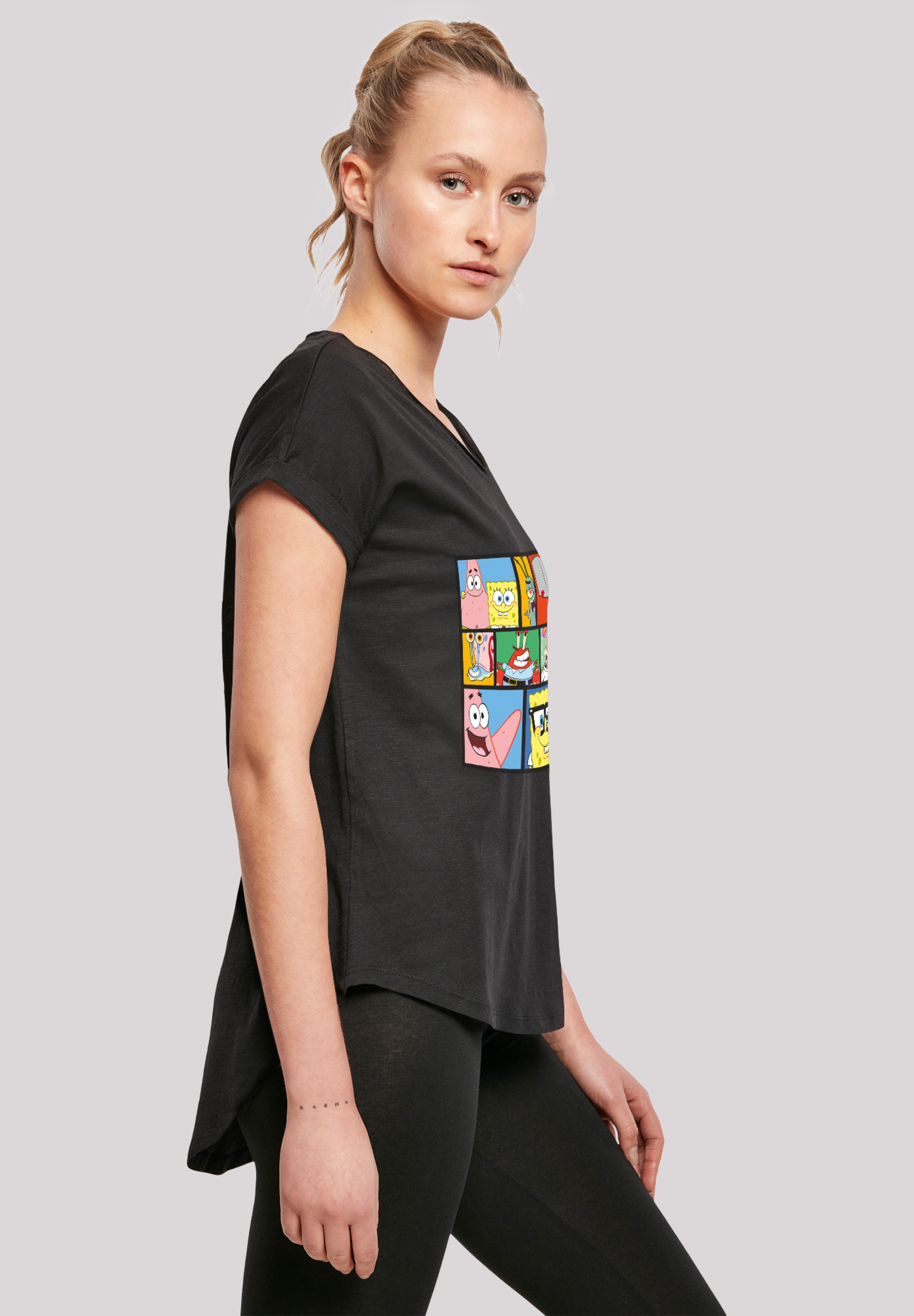 F4NT4STIC T-Shirt »\'Spongebob Schwammkopf Collage\'«, Print online | I\'m  walking | T-Shirts