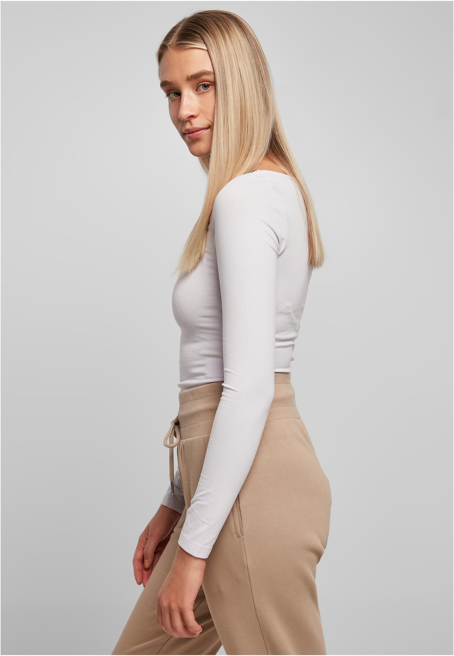 URBAN CLASSICS Langarmshirt »Damen Ladies Organic Longsleeve Body«, (1 tlg.)  online kaufen | I'm walking