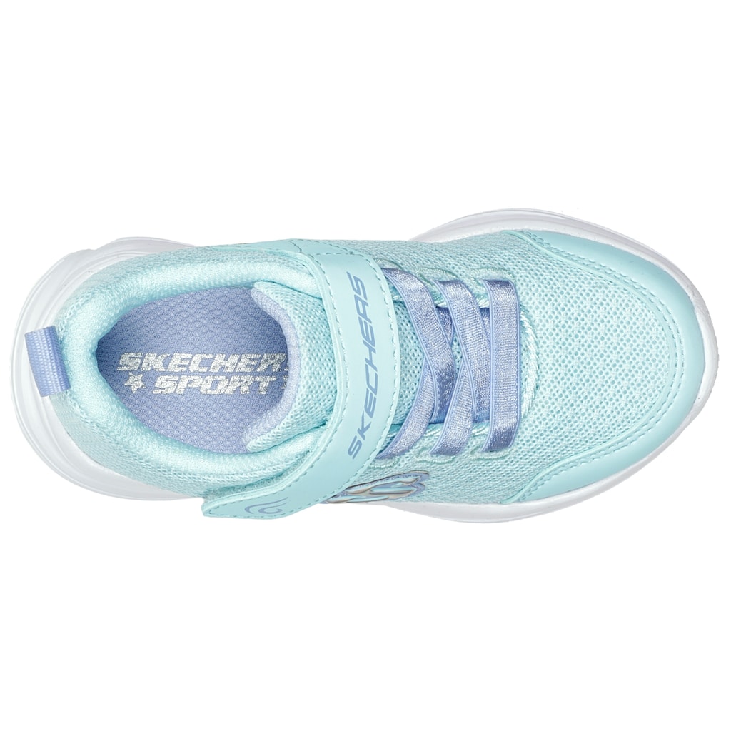 Skechers Kids Sneaker »WAVY LITES«, mit praktischem Klettverschluss
