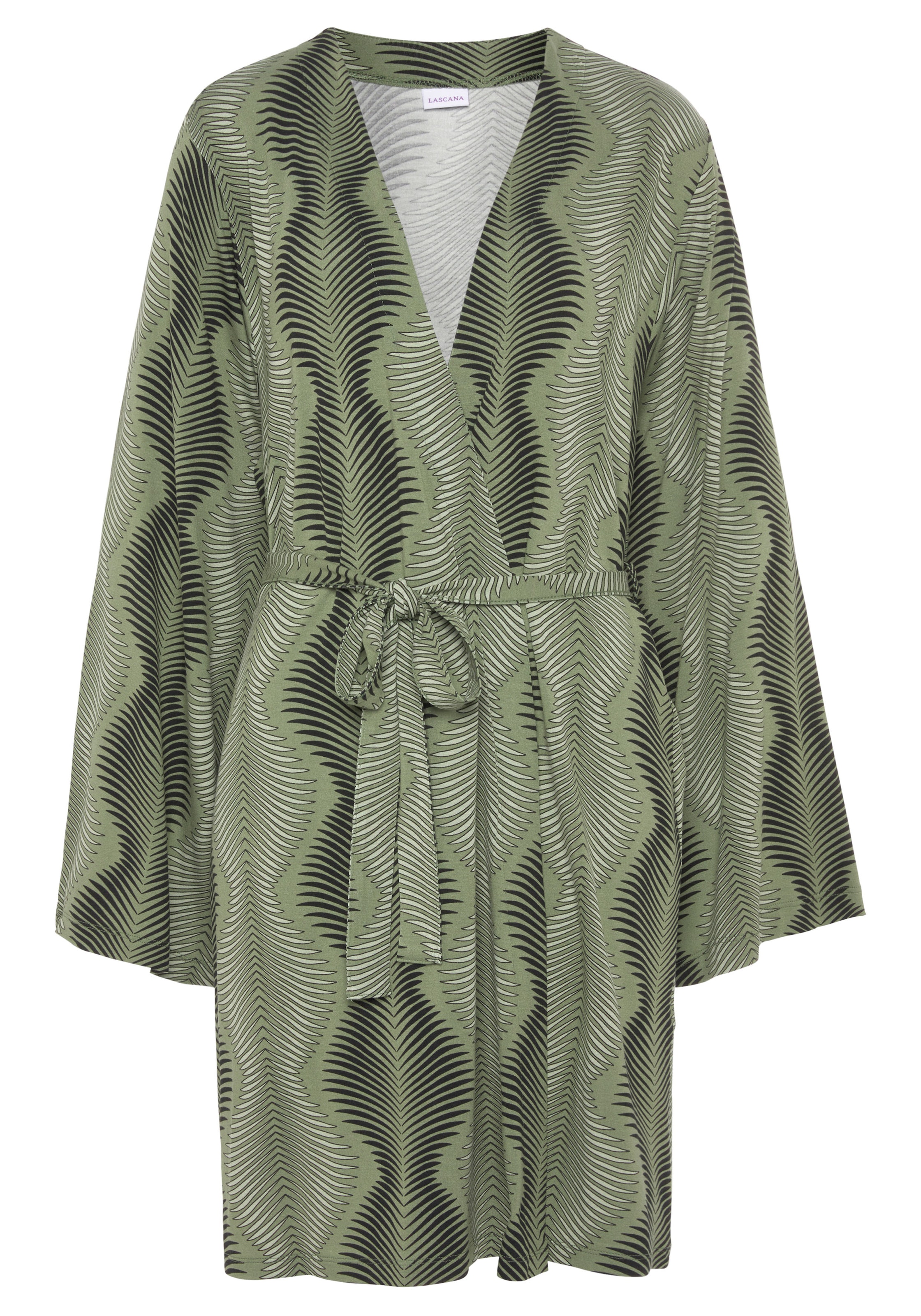 & Allover-Druck Rechnung graphischen Wäsche Kimono, mit bestellen LASCANA auf