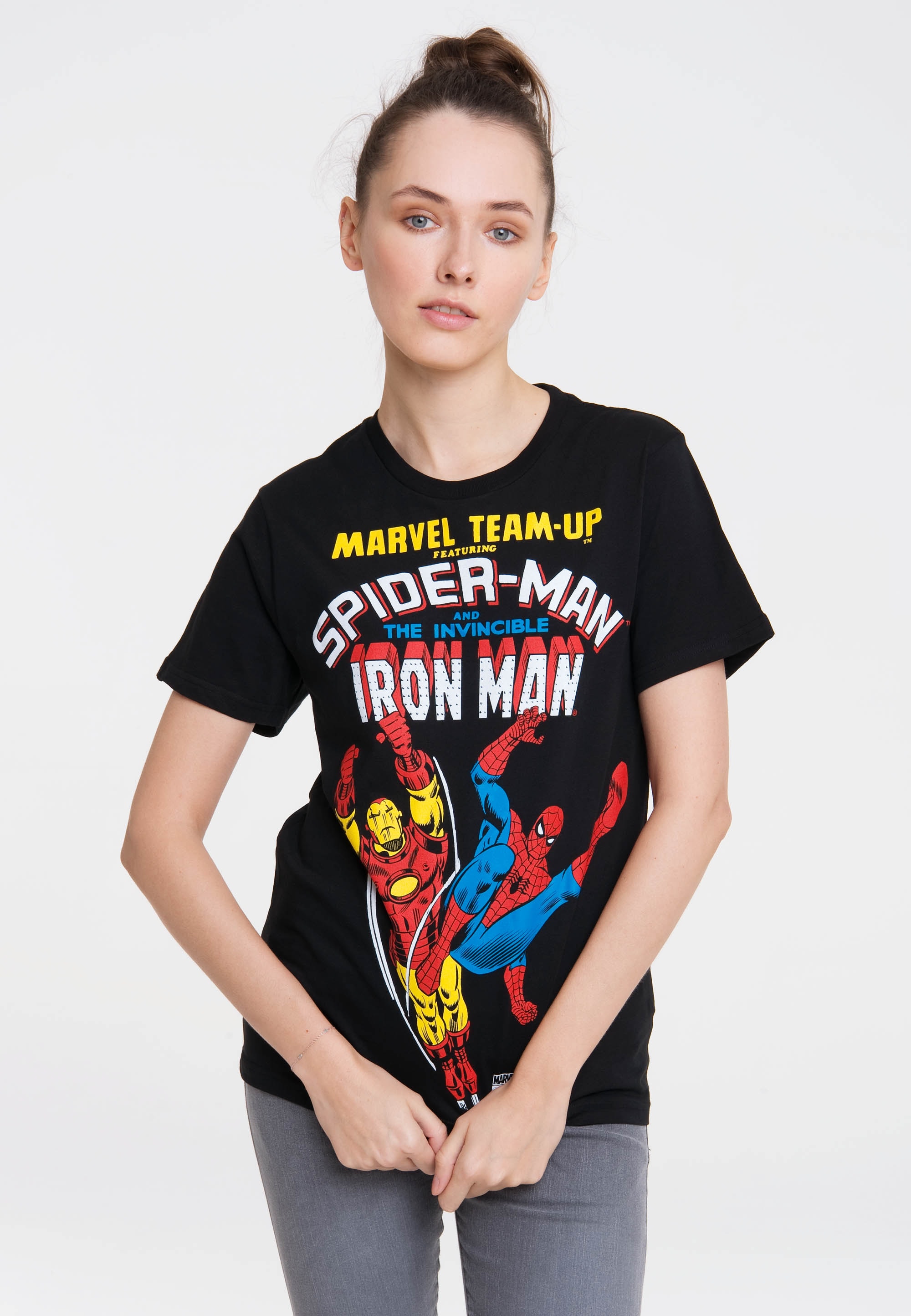 LOGOSHIRT T-Shirt Marvel Comics mit Design lizenziertem