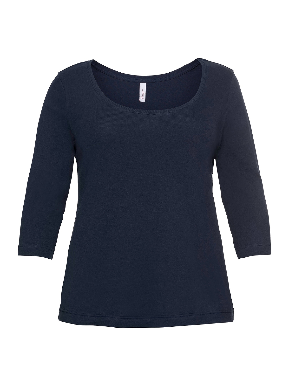 Sheego 3/4-Arm-Shirt »Große Baumwolle bestellen aus Größen«, reiner