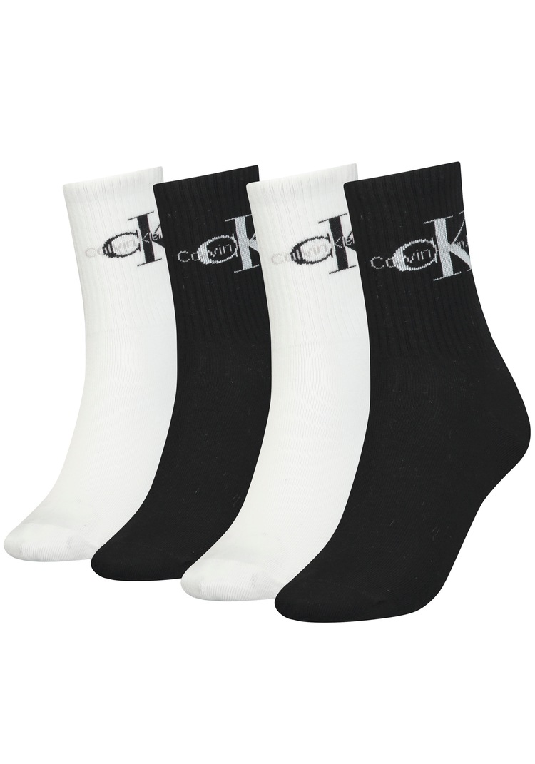 Socken, (Packung, 4 Paar), CKJ WOMEN SOCK 4P GIFTBOX
