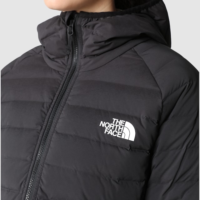 The North Face Daunenjacke »W BELLEVIEW STRETCH DOWN HOODIE«, mit Kapuze, mit  Logodruck online kaufen | I\'m walking