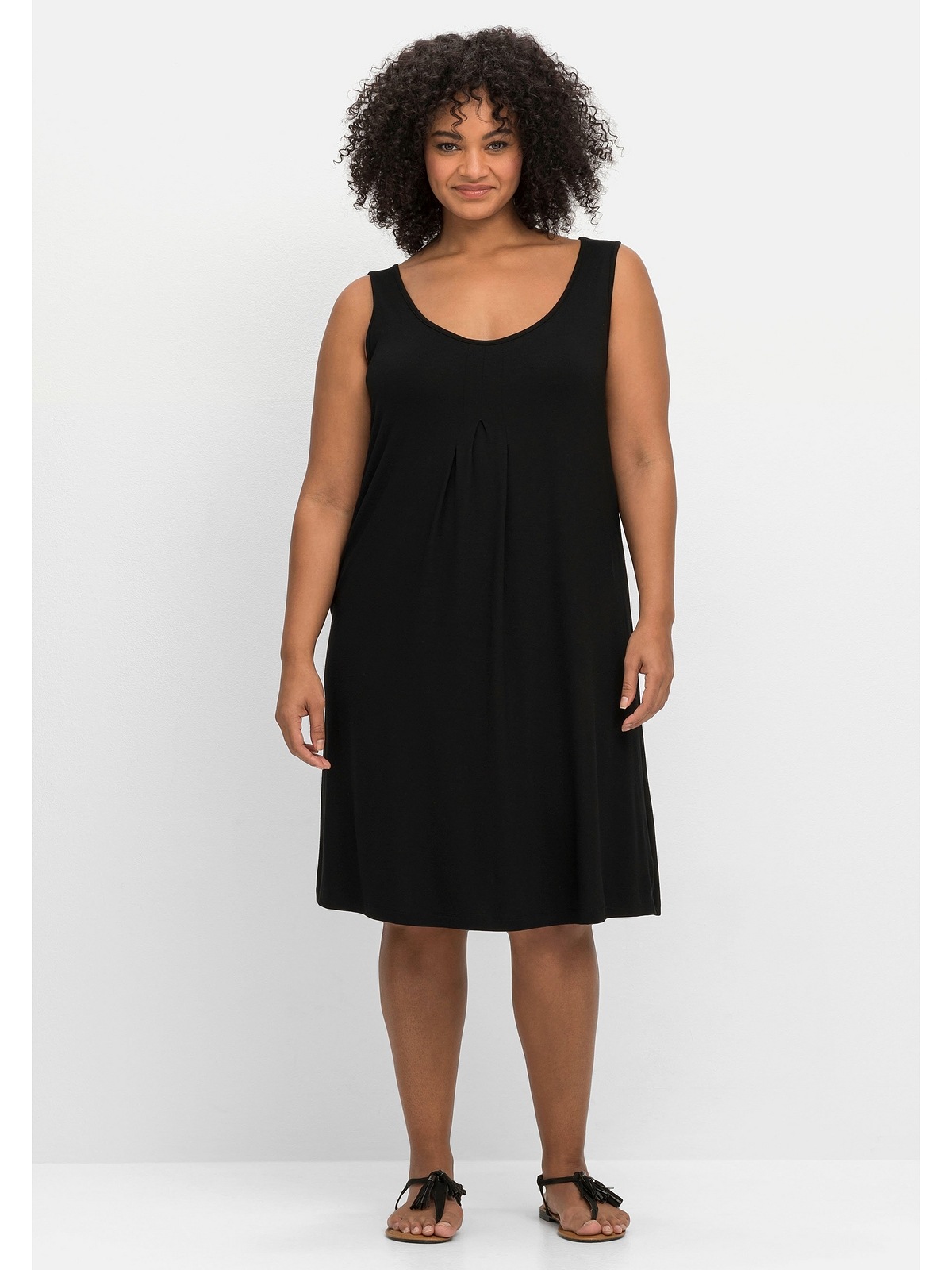 Sheego Strandkleid »Strandkleid«, mit Kellerfalte vorn kaufen