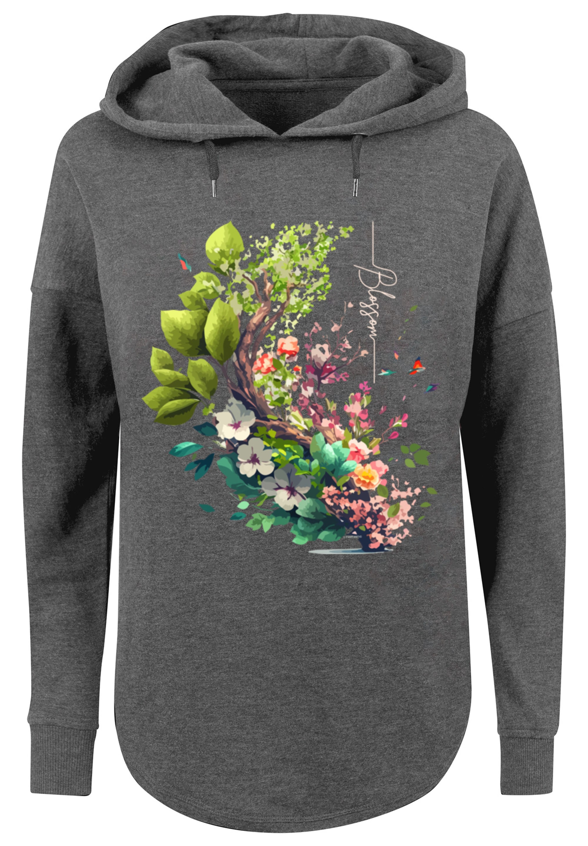 F4NT4STIC Kapuzenpullover »Baum mit Blumen Oversize Hoodie«, Print  bestellen | I\'m walking