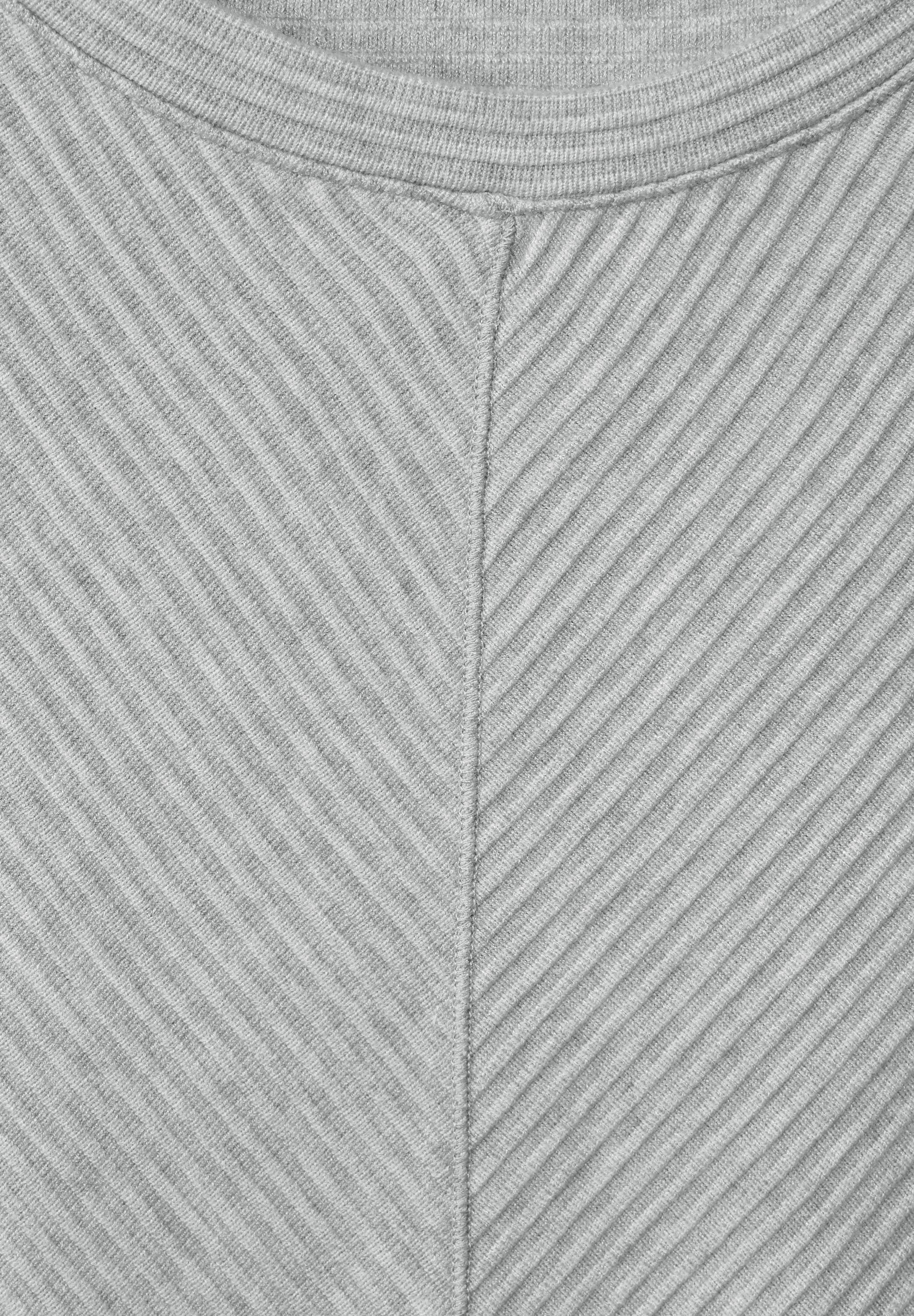 Cecil Langarmshirt »Melange Ottoman Shirt«, mit Streifenstruktur online  kaufen | I'm walking
