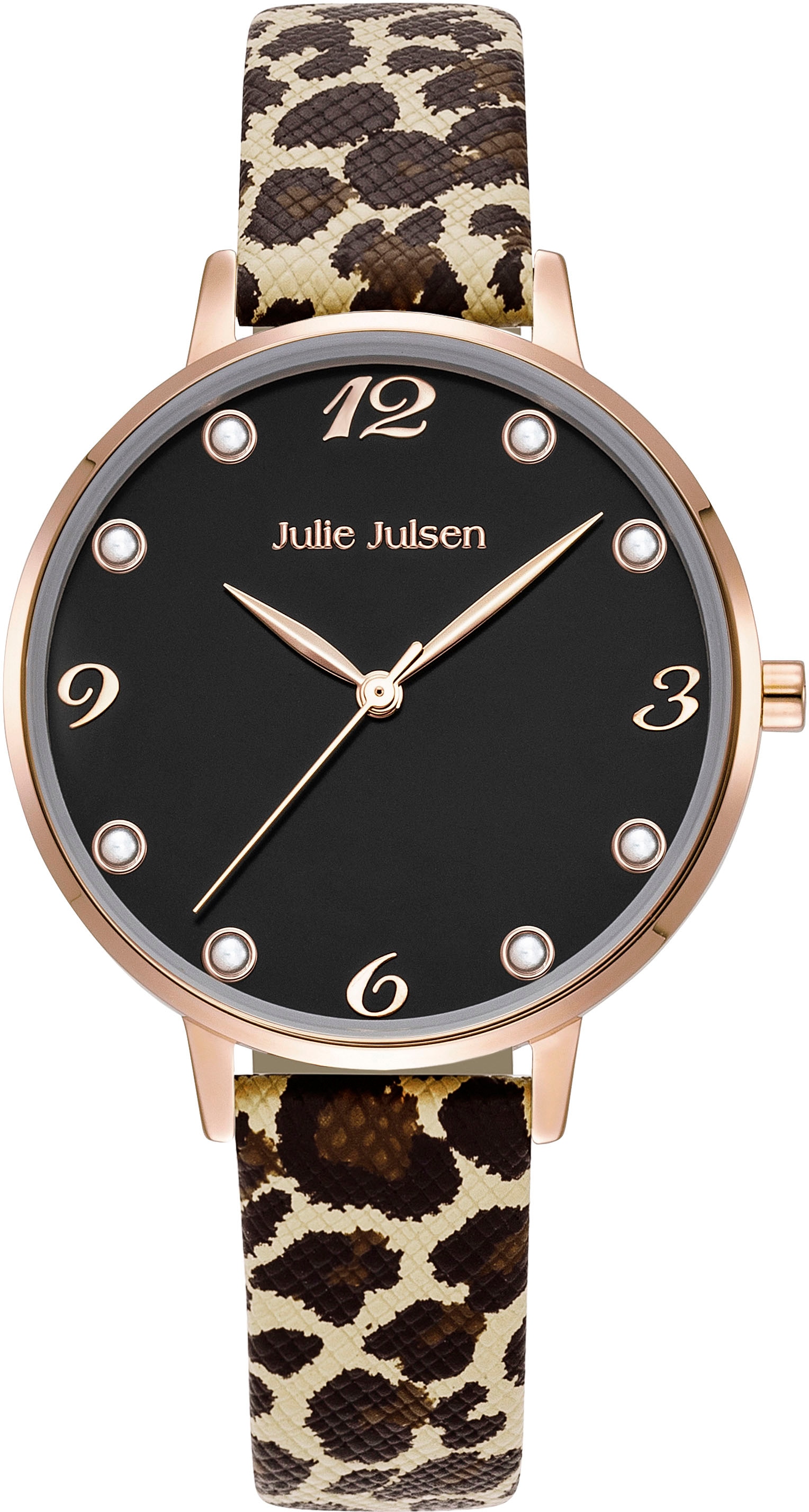 Julie Julsen | Pearl kaufen Perlen Quarzuhr I\'m Julsen »Julie Leopard, walking JJW1008RGL-S«