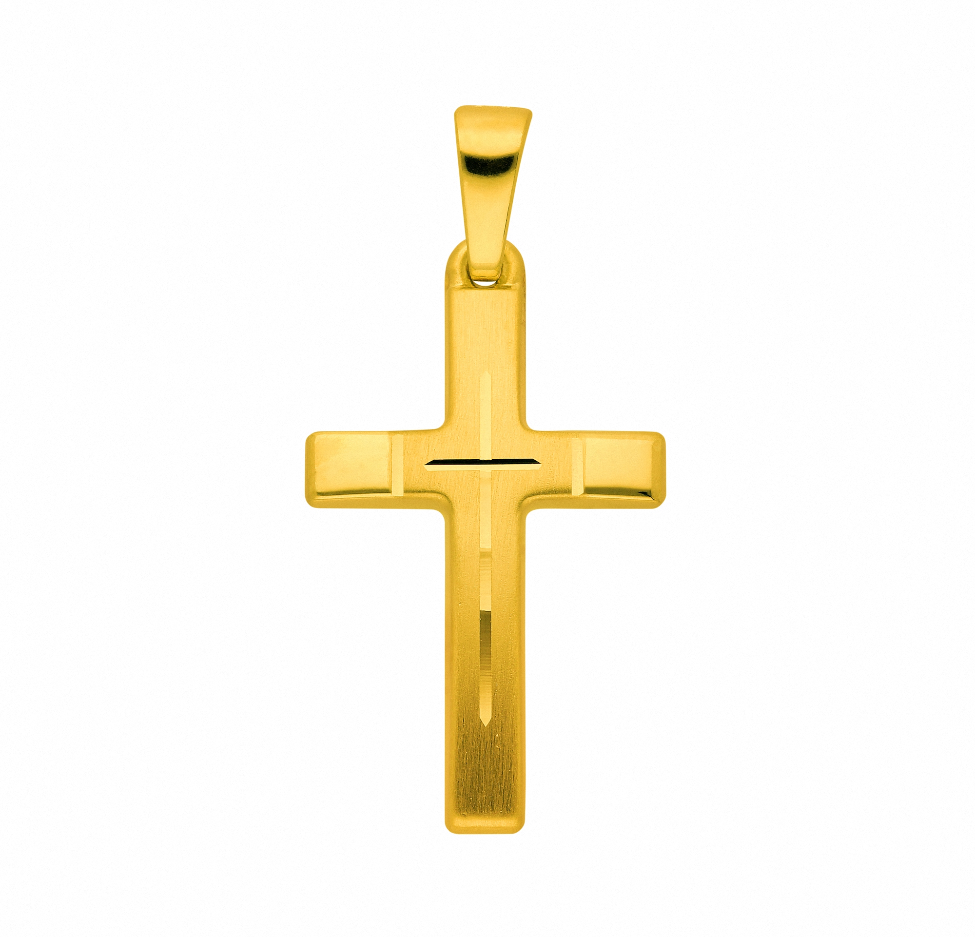 Adelia´s Kette mit Anhänger »585 Gold Kreuz Anhänger«, Schmuckset - Set mit  Halskette bestellen | I'm walking