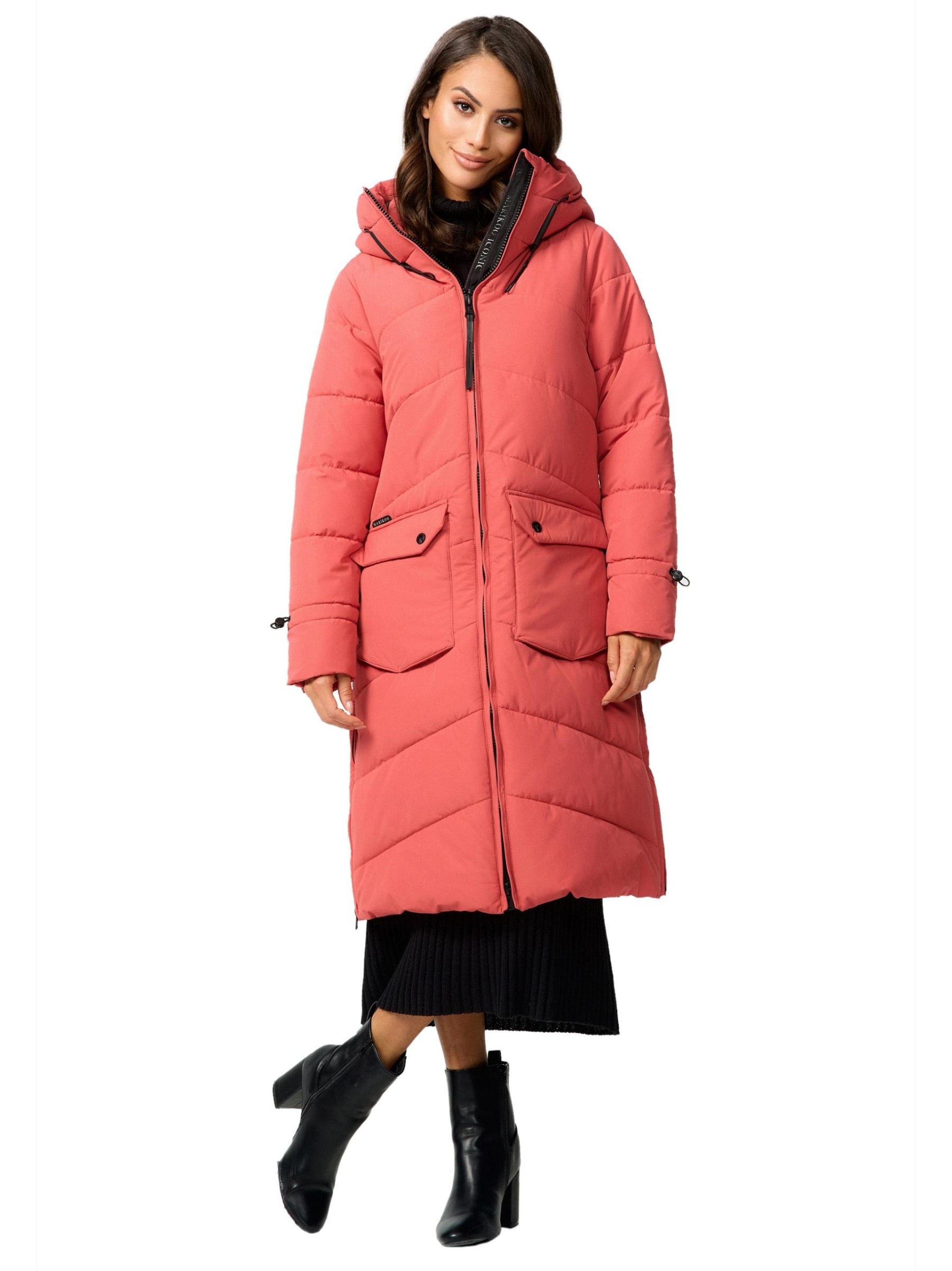 Marikoo Winterjacke »Tomomii XVI«, warmer Winter Stepp Mantel mit Kapuze  online kaufen | I'm walking