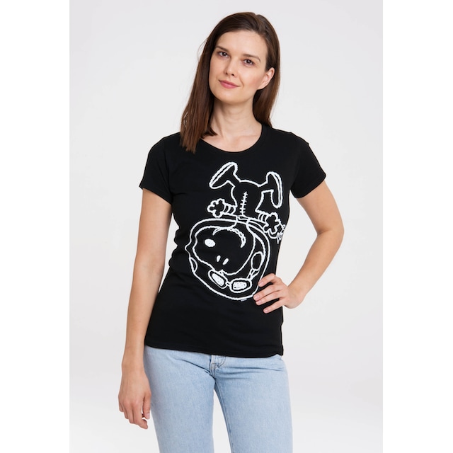 LOGOSHIRT T-Shirt »Snoopy - Astronaut«, mit lizenziertem Originaldesign  online | I'm walking