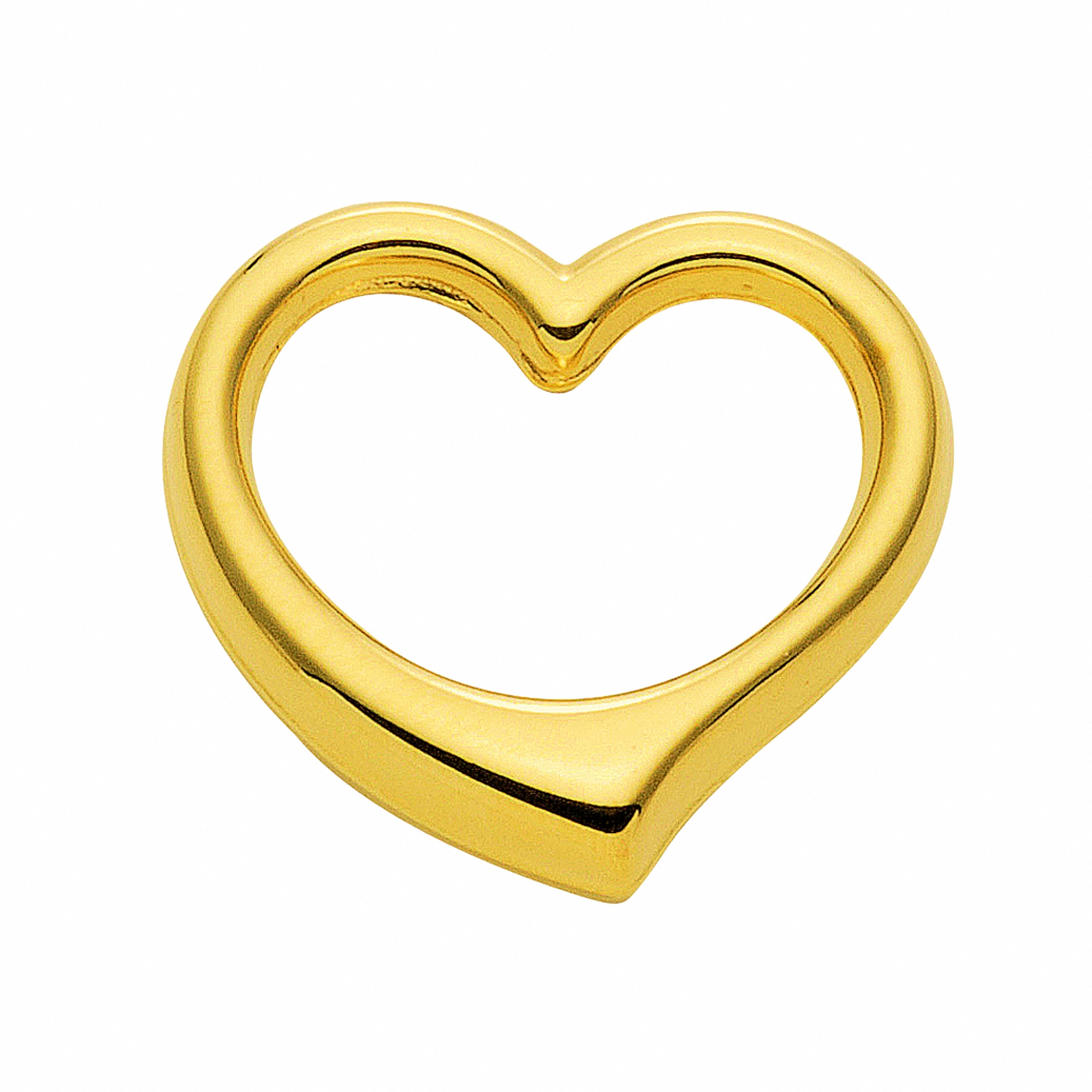Adelia´s Kette Swingheart - Set Gold 585 mit Anhänger Anhänger Schmuckset Halskette mit