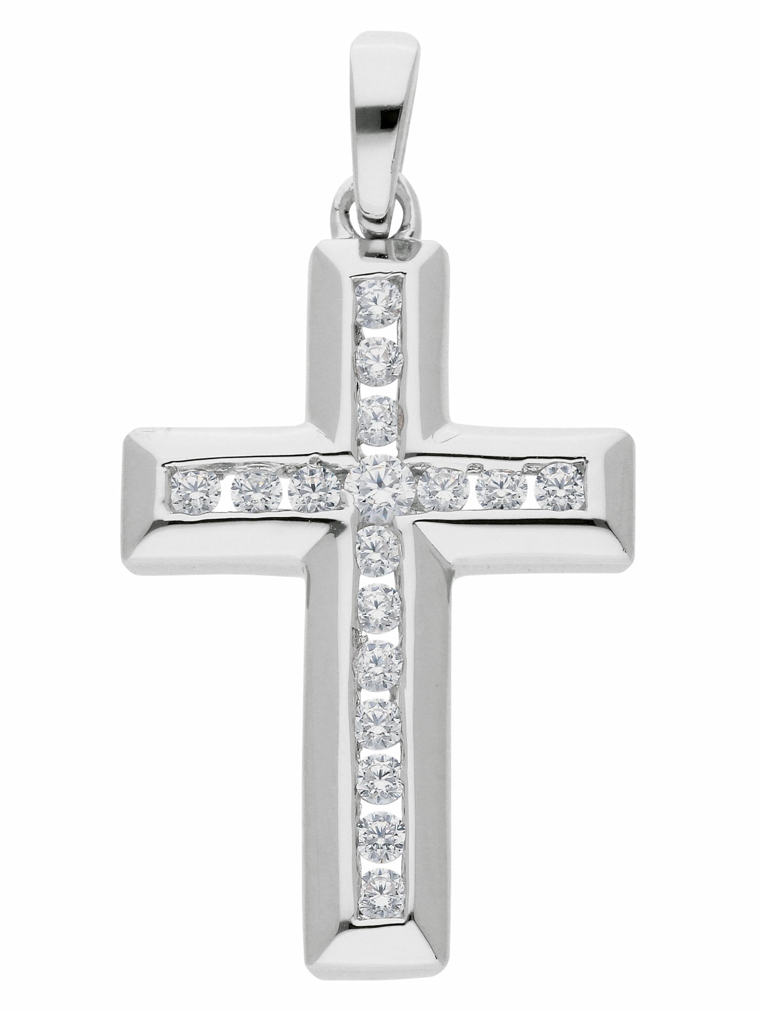 Kreuz für Anhänger Adelia´s I\'m walking mit | Silber Herren mit & Zirkonia«, Kettenanhänger Damen Silberschmuck »925 Zirkonia kaufen