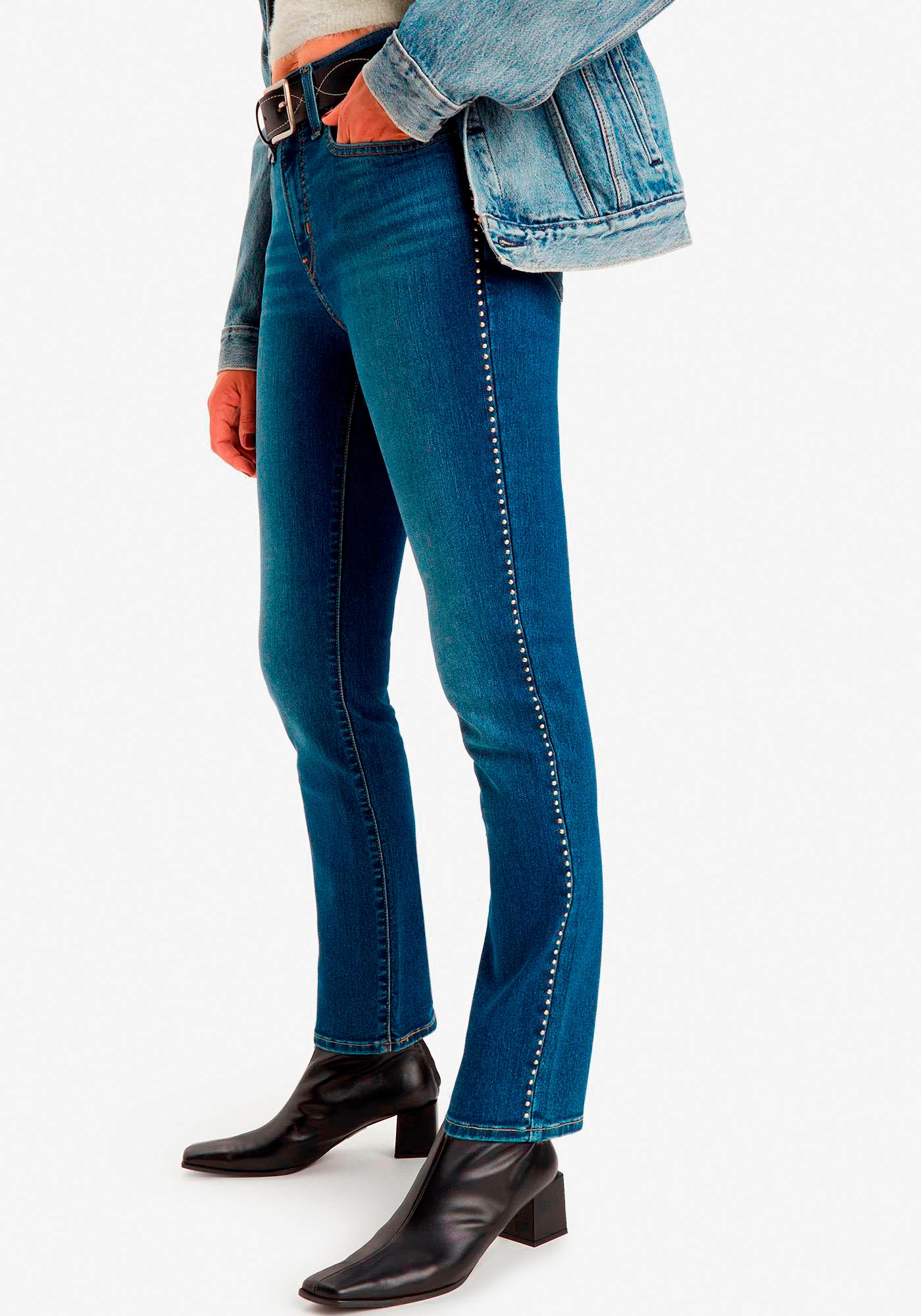 LS MILANO ELASTIC kaufen Jerseykleid Jeans Klein DRESS« »LOGO Calvin