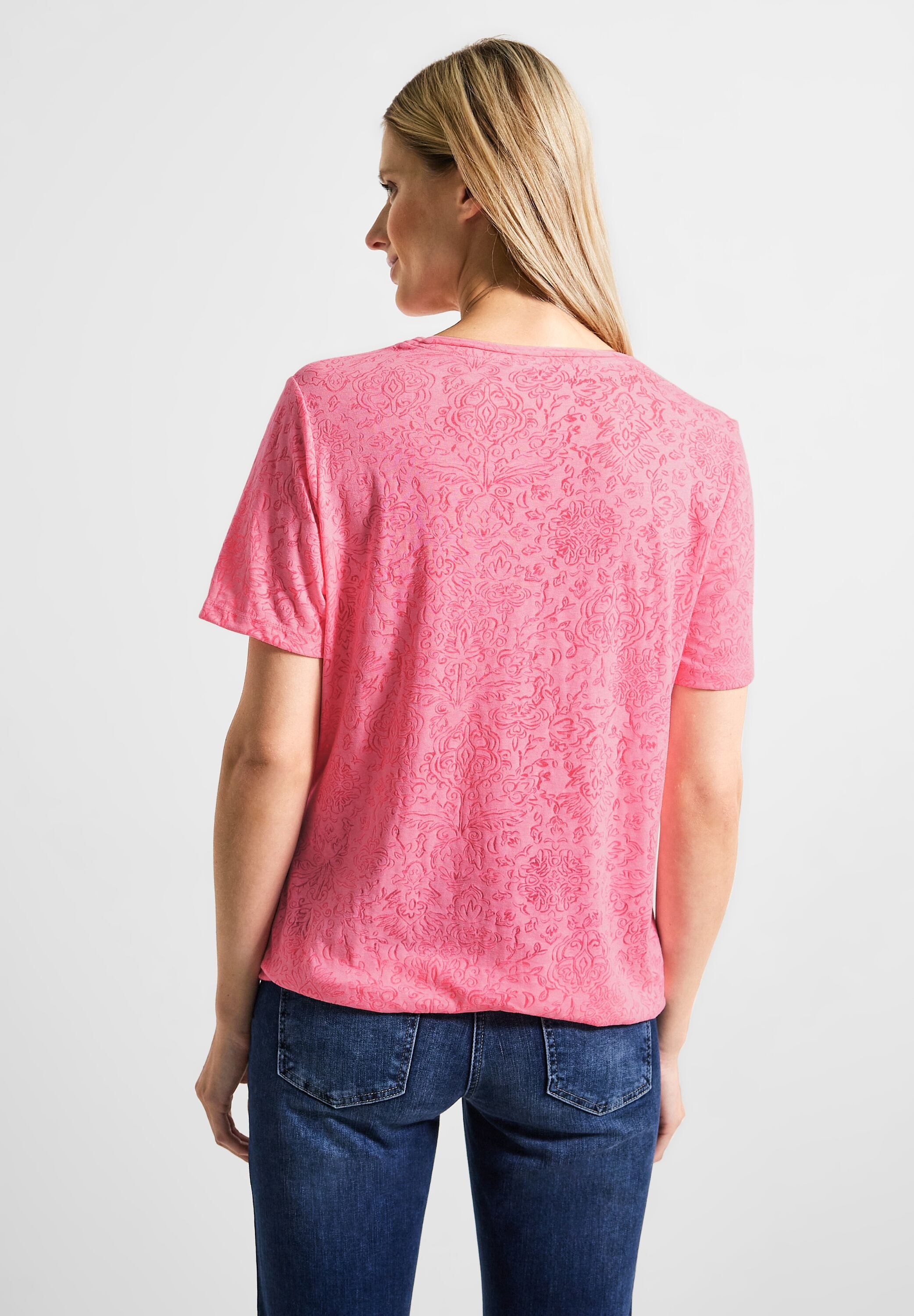 Cecil T-Shirt, aus softem Materialmix walking | I\'m online