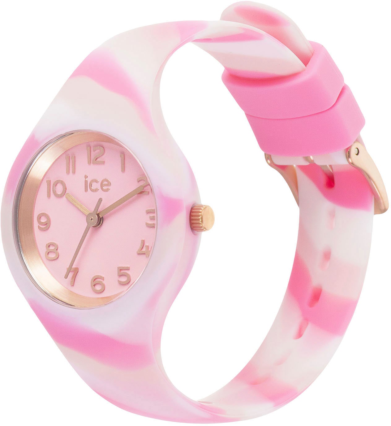 ice-watch Quarzuhr »ICE tie | Onlineshop im Pink ideal Geschenk dye 021011«, - Extra-Small auch and als 3H, I\'m walking - - shades