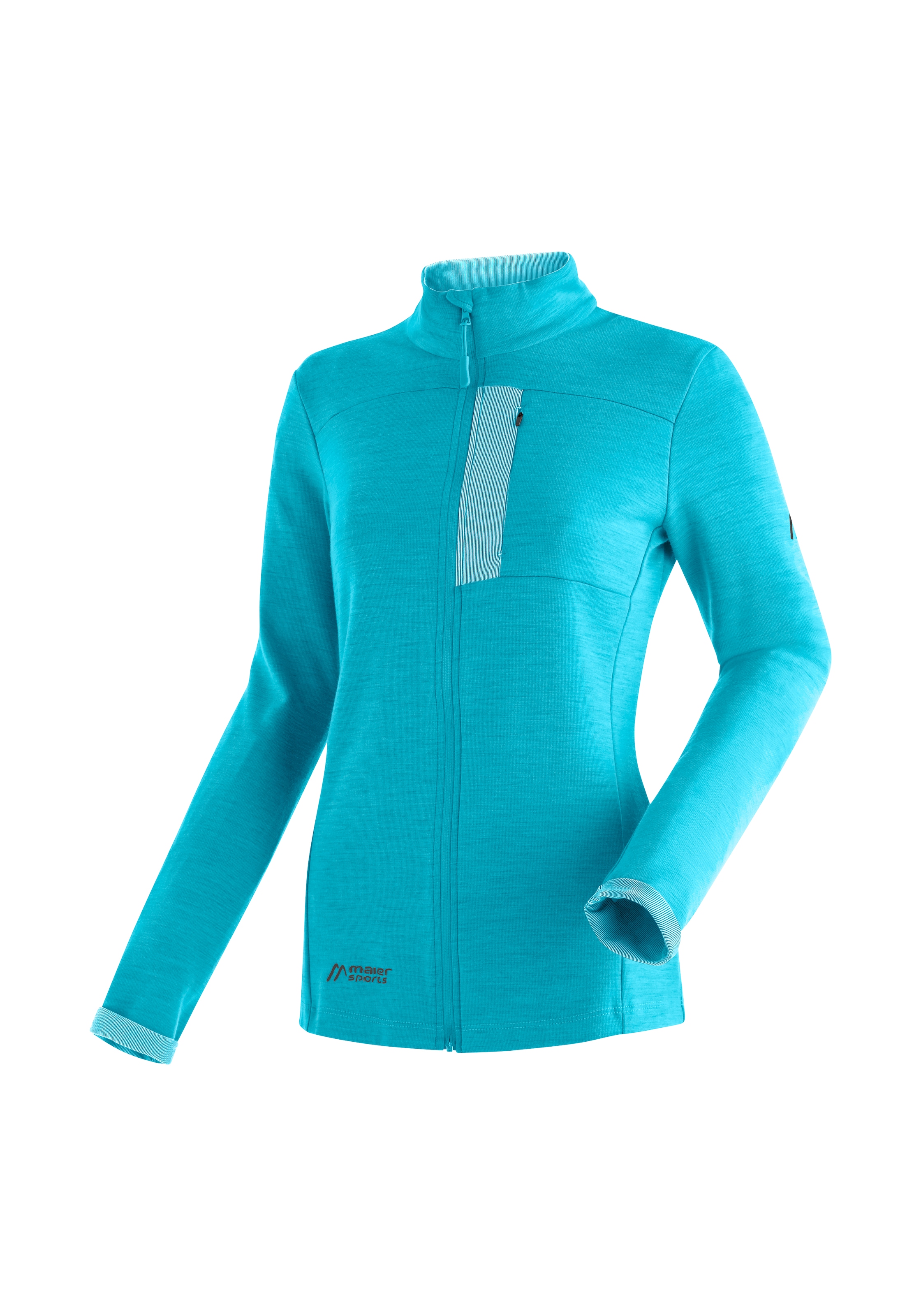 Maier Sports Funktionsshirt »Skutvik Outdoor-Aktivitäten für Damen, kaufen ideal W«, Midlayer-Jacke für
