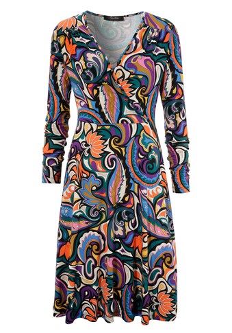 Aniston CASUAL Jerseykleid, mit farbenfrohem, graphischen Blumen- und Paisley-Druck kaufen