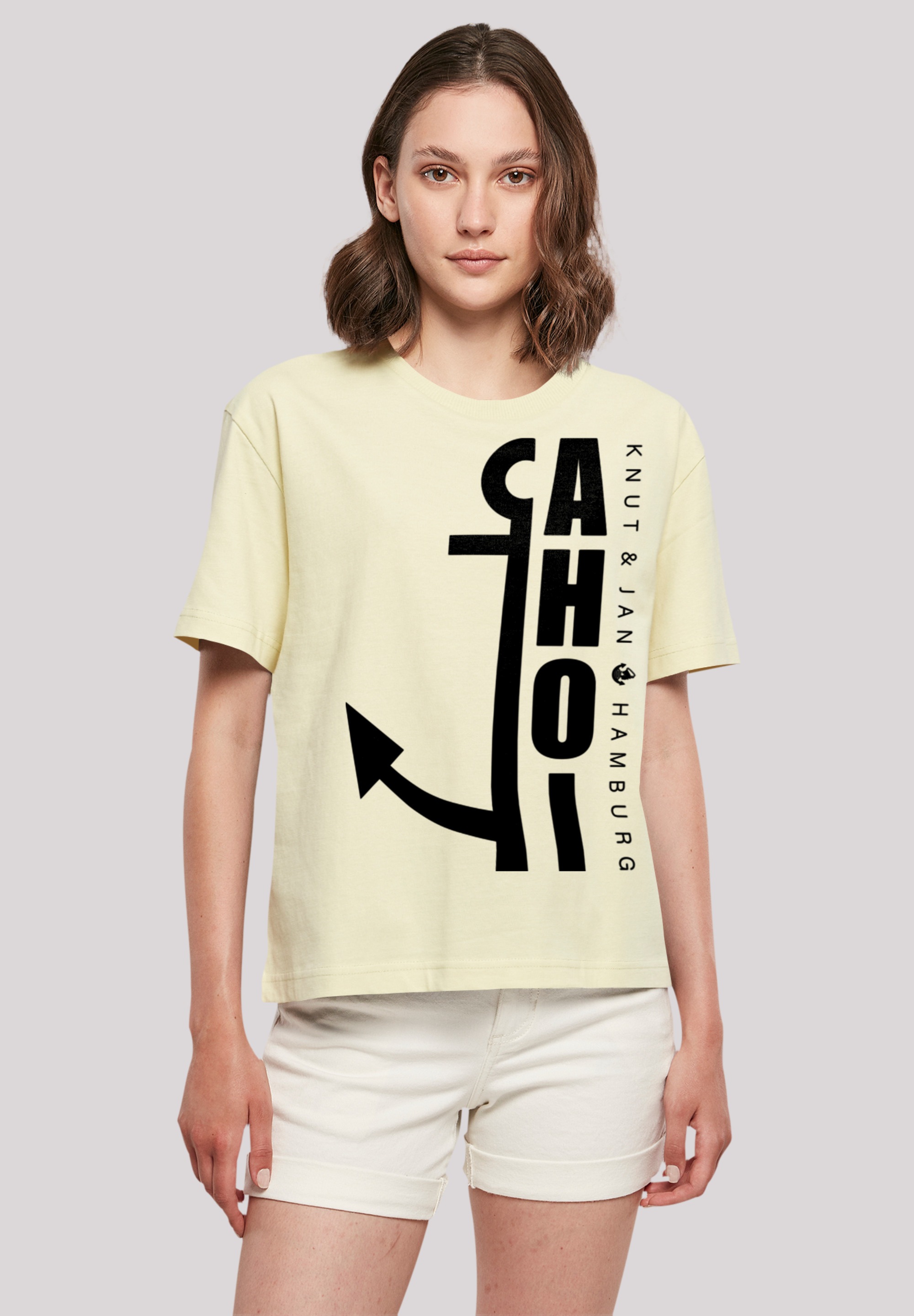 F4NT4STIC T-Shirt »Ahoi Anker Knut & Jan Print Hamburg«, kaufen