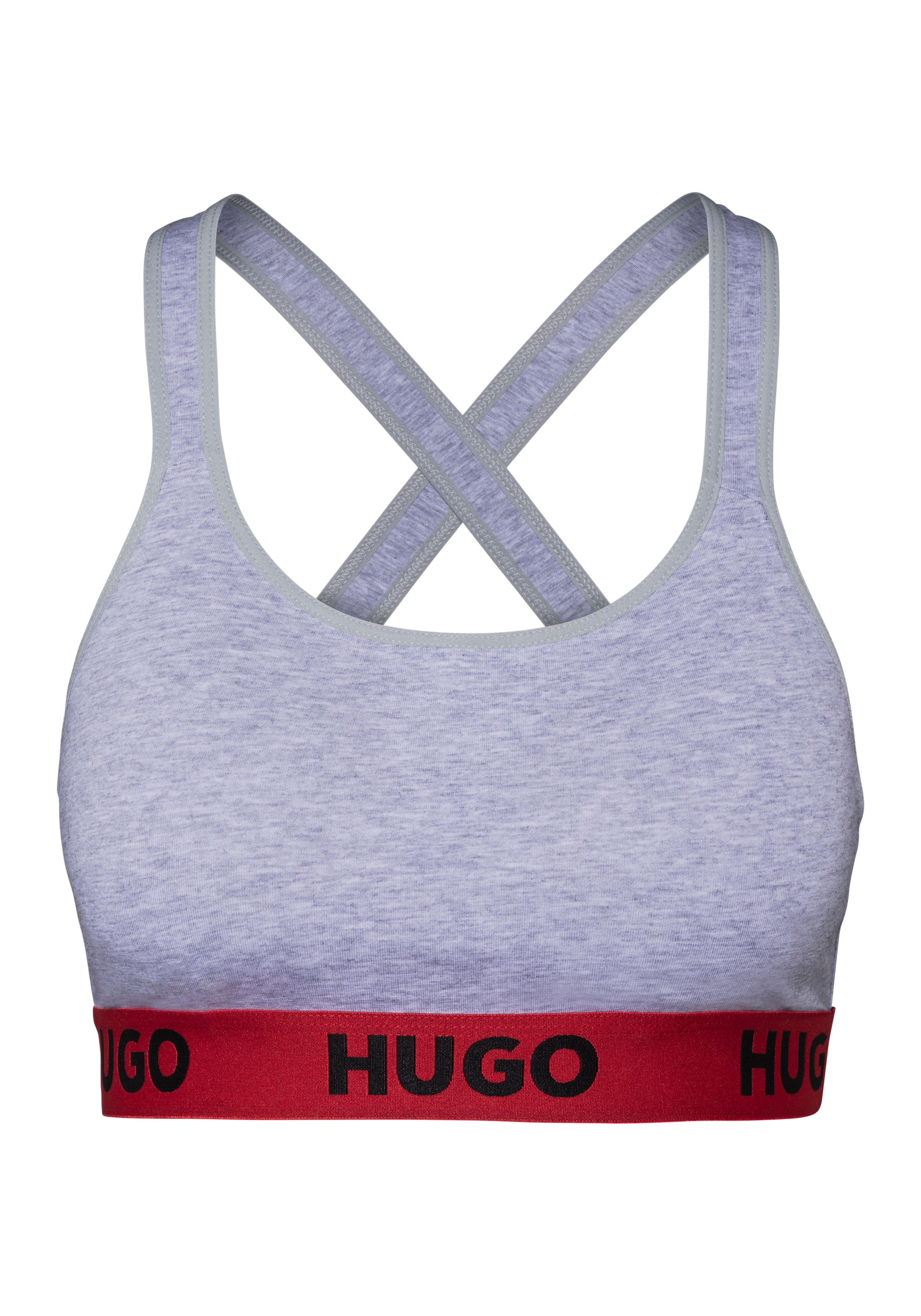 HUGO Bralette-BH »BRALETTE Logo auf PADDED bestellen & dem mit HUGO Bund auf Wäsche Rechnung SPOR«