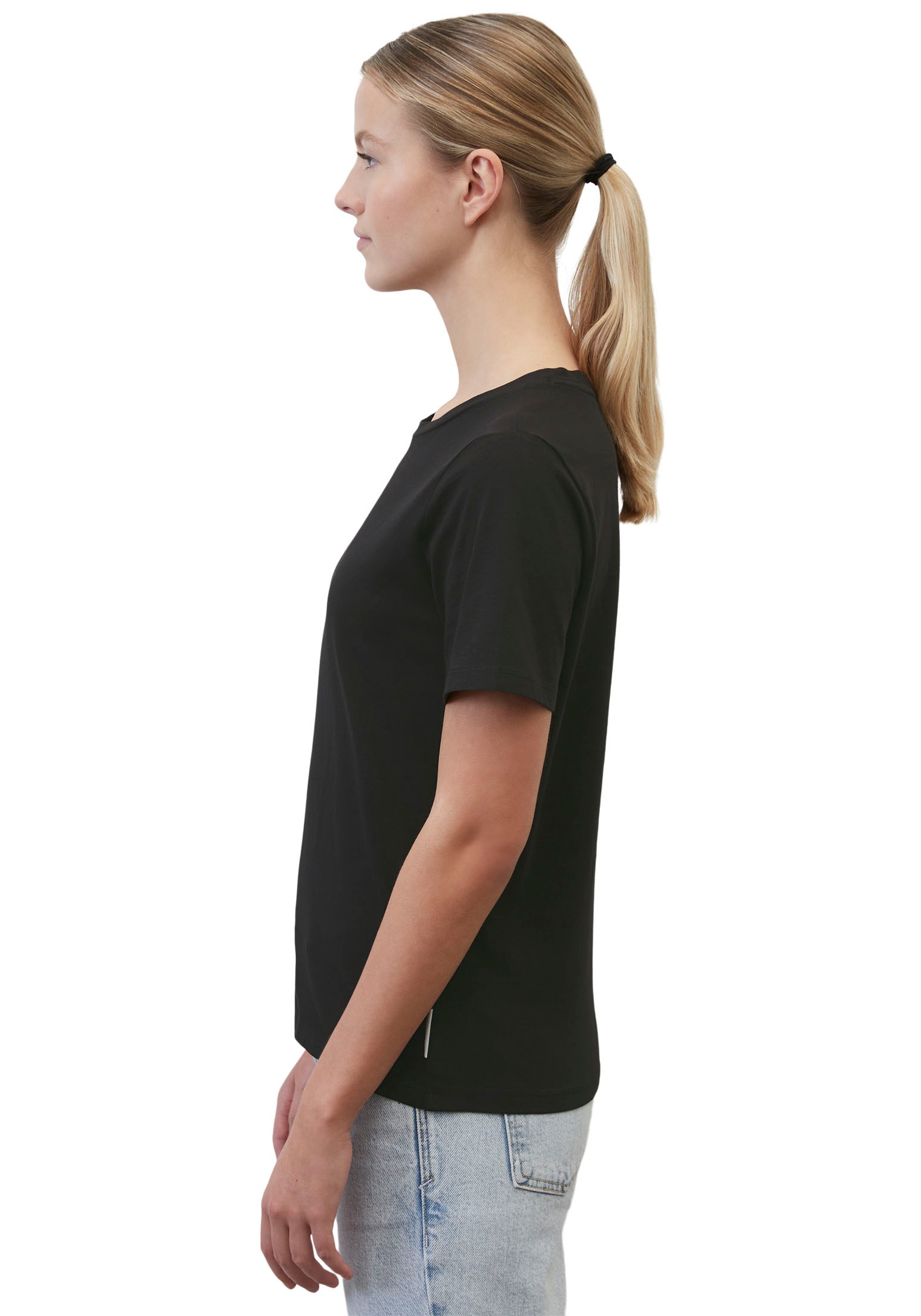 O\'Polo T-Shirt, vorne mit DENIM online Label-Print Marc