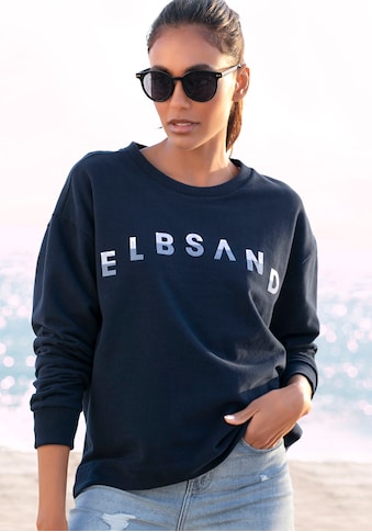 Elbsand Sweatshirt »Sontje«, mit Flockprint vorne kaufen