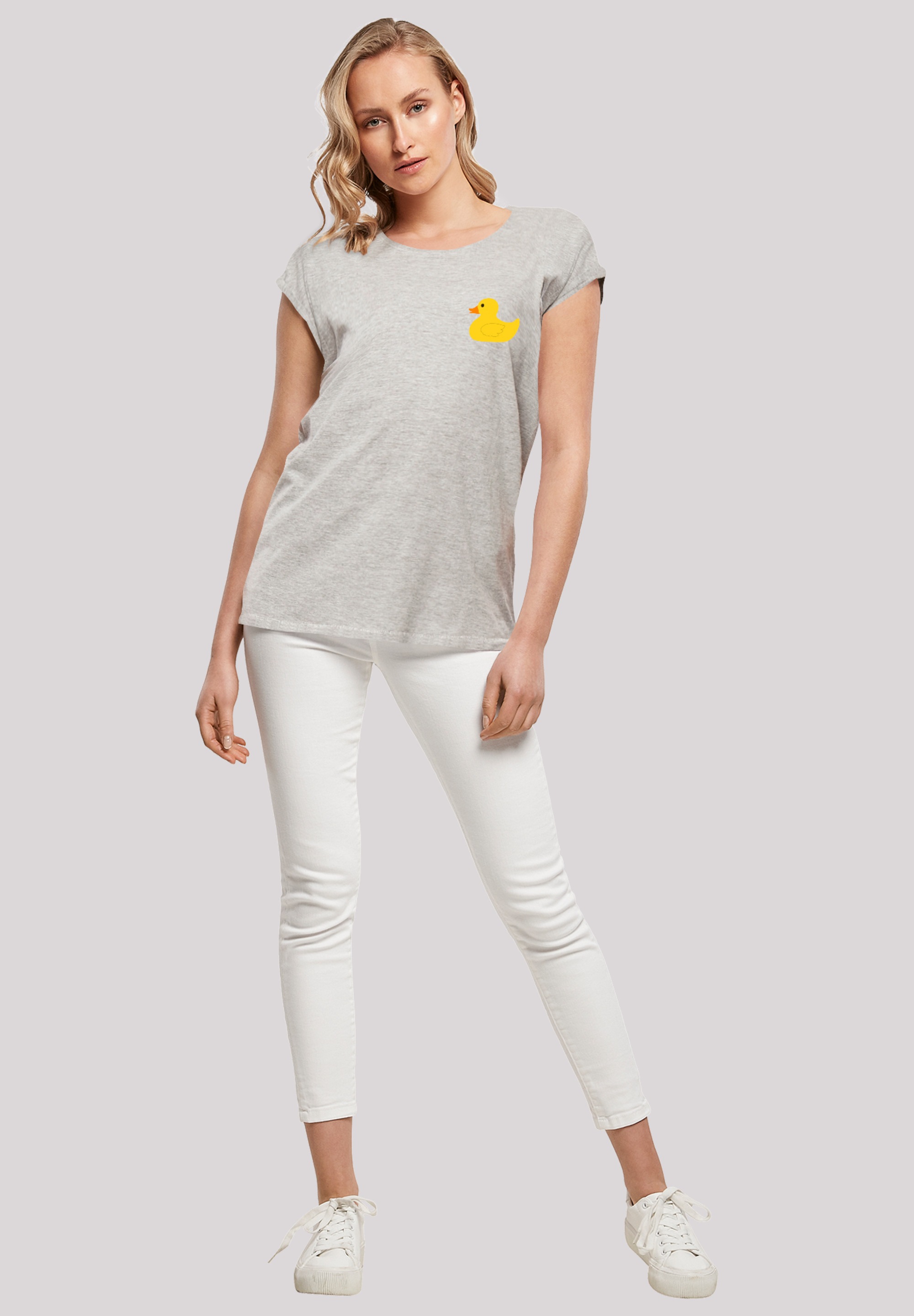 T-Shirt shoppen SLEEVE«, Rubber »Yellow F4NT4STIC Print SHORT Duck