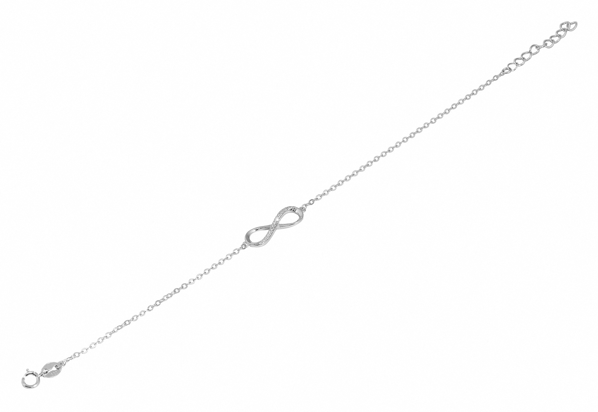 Adelia´s Armband »keine Unendlichzeichen aus | I\'m Zirkonia Onlineshop cm« im 20 mit Silber 925 walking