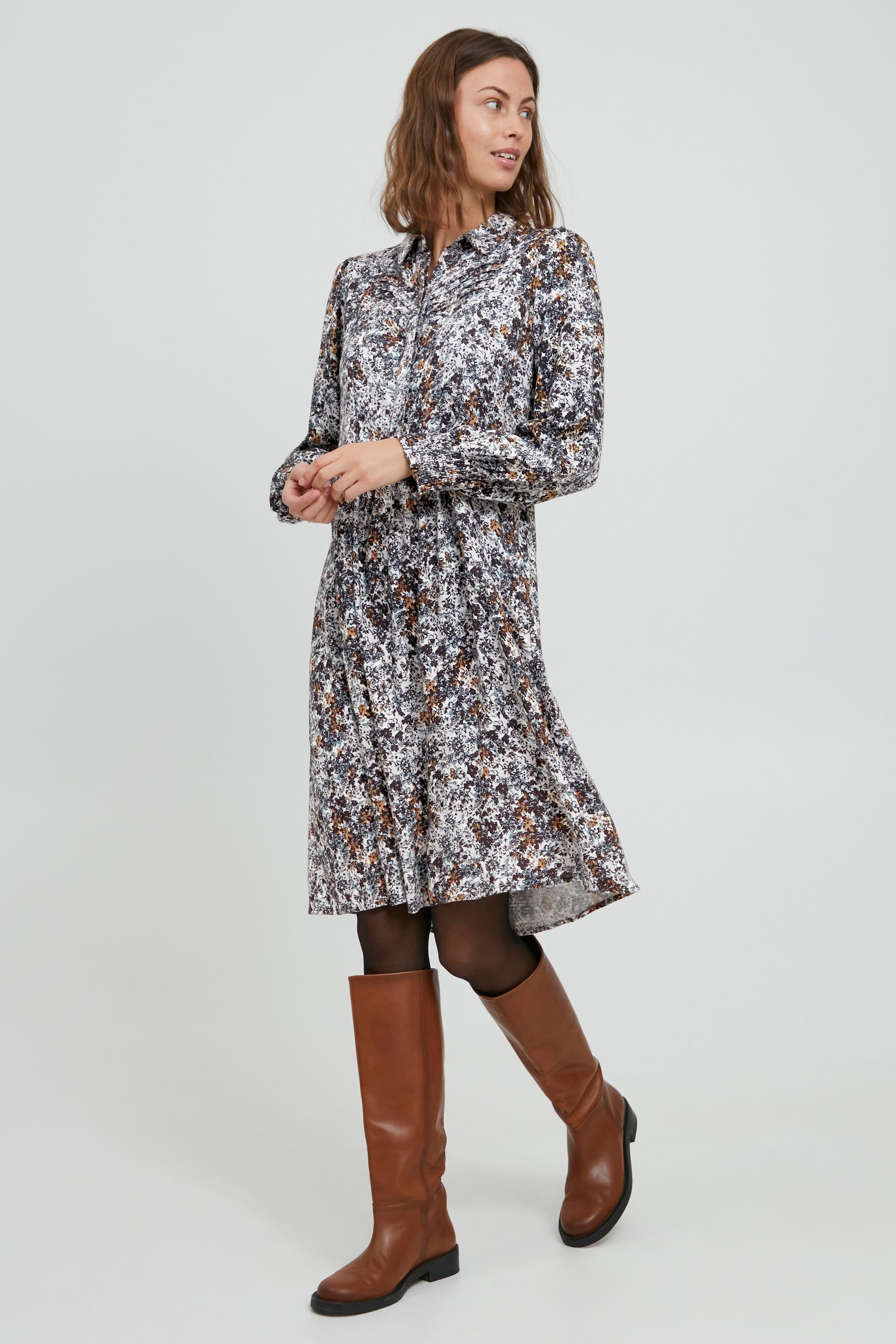 fransa Hemdblusenkleid »Fransa FRDAJAFLOW 1 Dress - 20609996« online | Blusenkleider