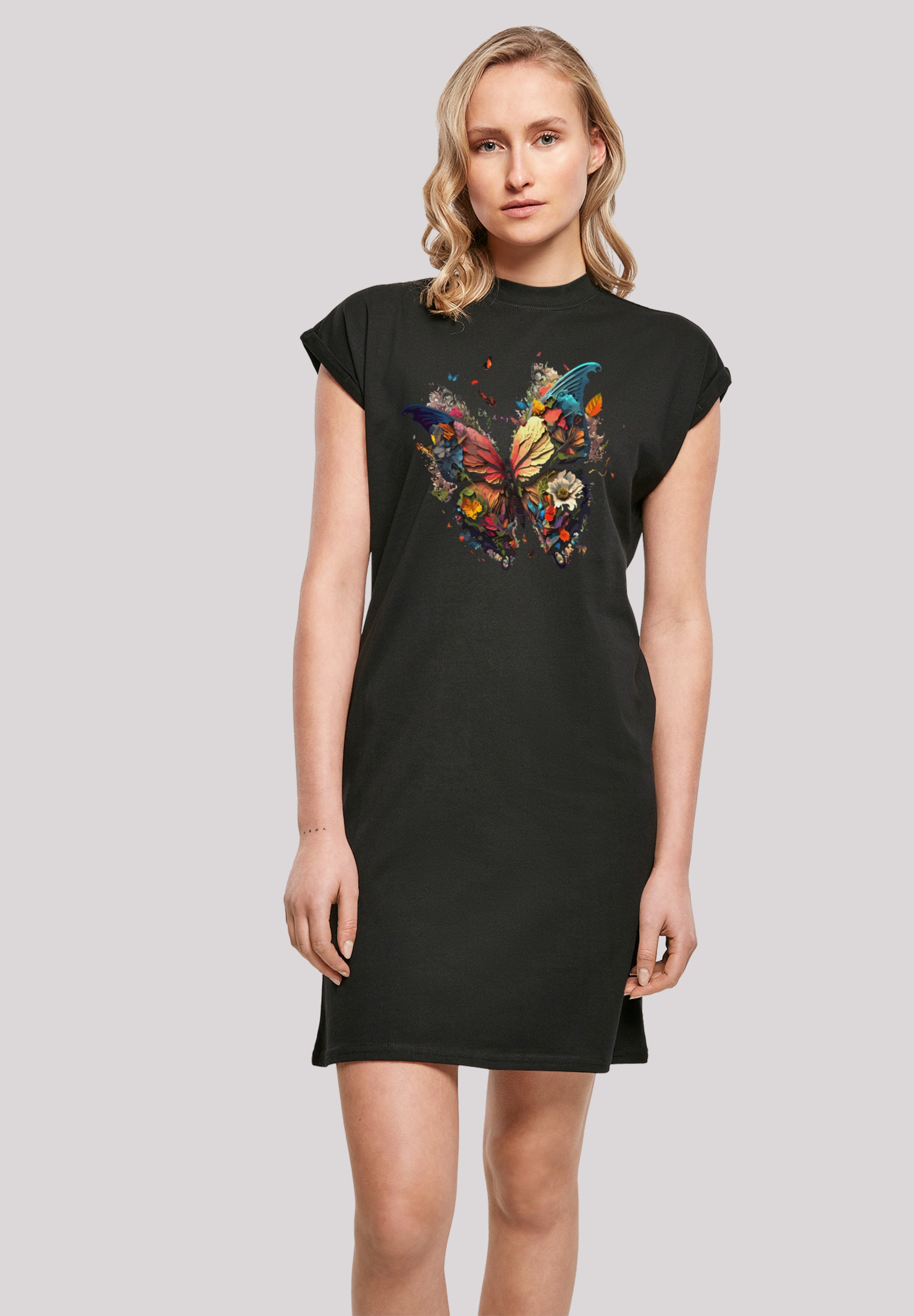 F4NT4STIC Shirtkleid shoppen »Schmetterling Bunt«, Print
