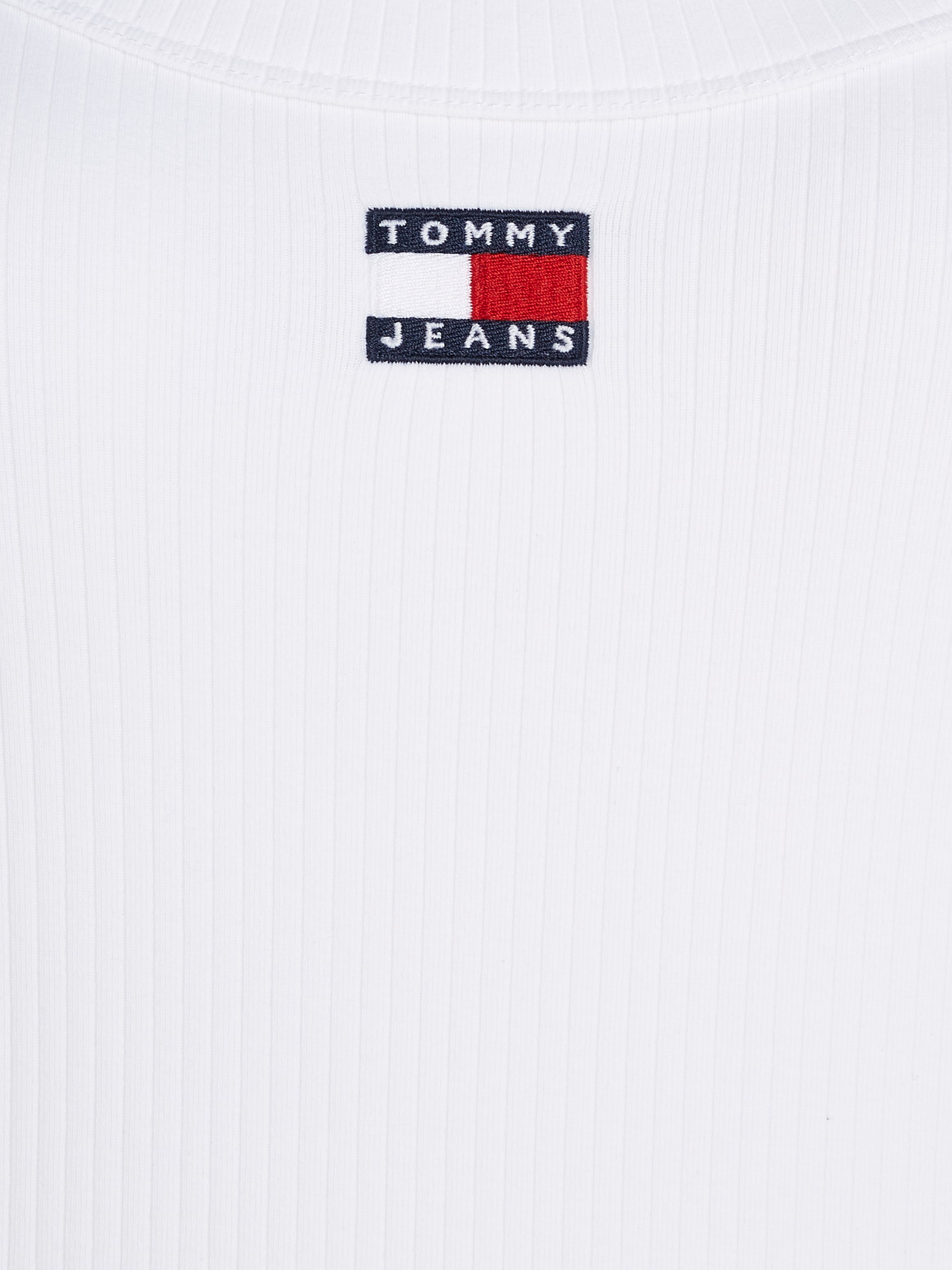 LS«, TEE Logostickerei »TJW BADGE RIB kaufen Jeans SLIM online Tommy I\'m Langarmshirt mit | walking
