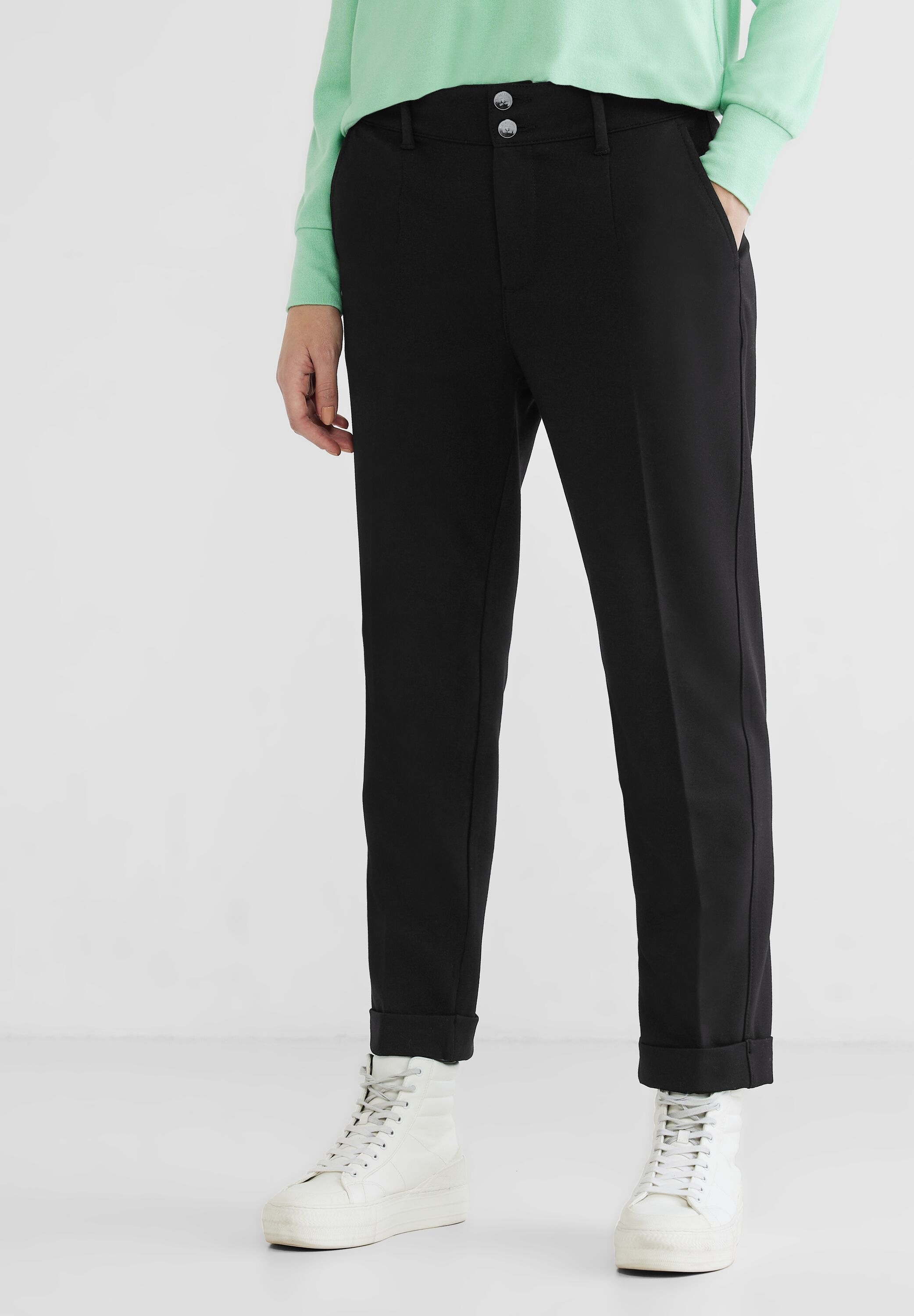 STREET ONE Chinohose, mit Bügelfalte kaufen