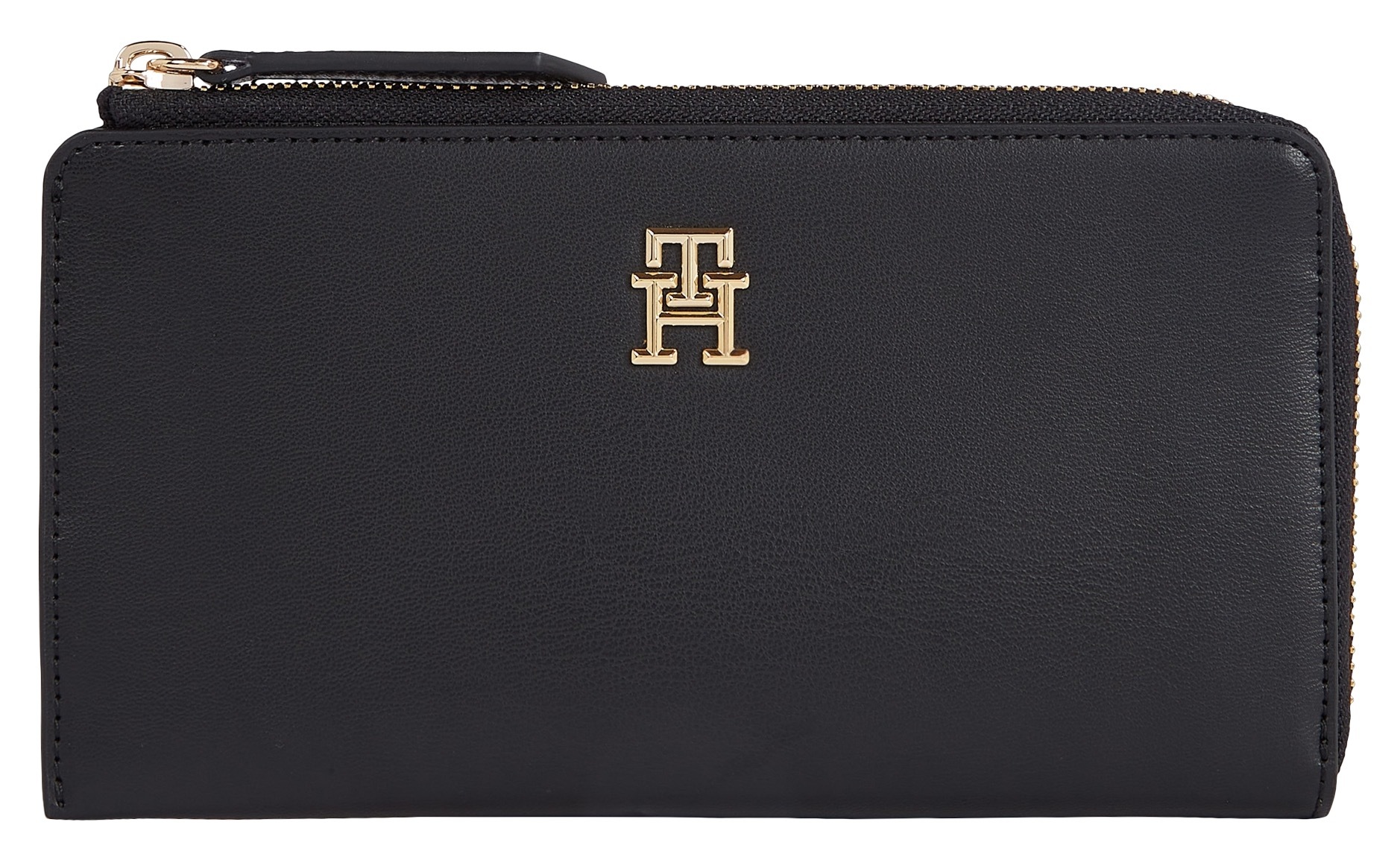 Tommy Hilfiger Geldbörse "TH FEMININE LARGE SLIM WALLET", mit Kartensteckfächern außen