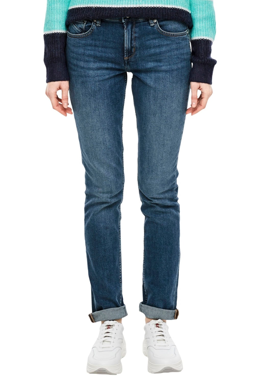 QS Slim-fit-Jeans »Catie Slim«, in typischer 5-Pocket Form shoppen | I'm  walking