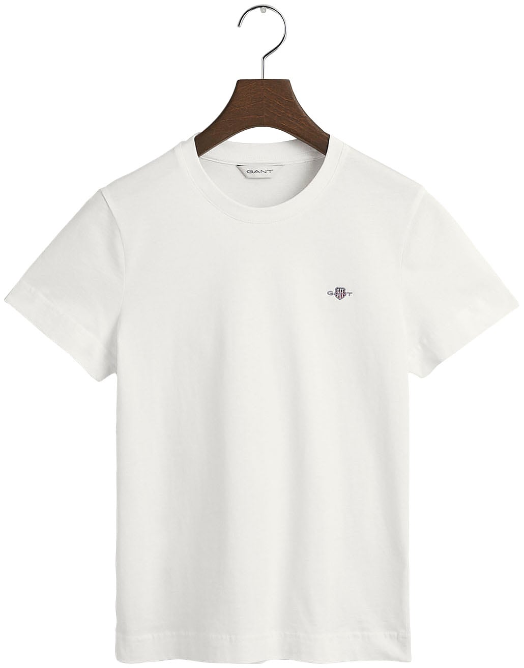Gant T-Shirt »REG SHIELD Wappen aufgestickten KA der Brust kleinen -Grafik auf T-SHIRT«, mit bestellen einer