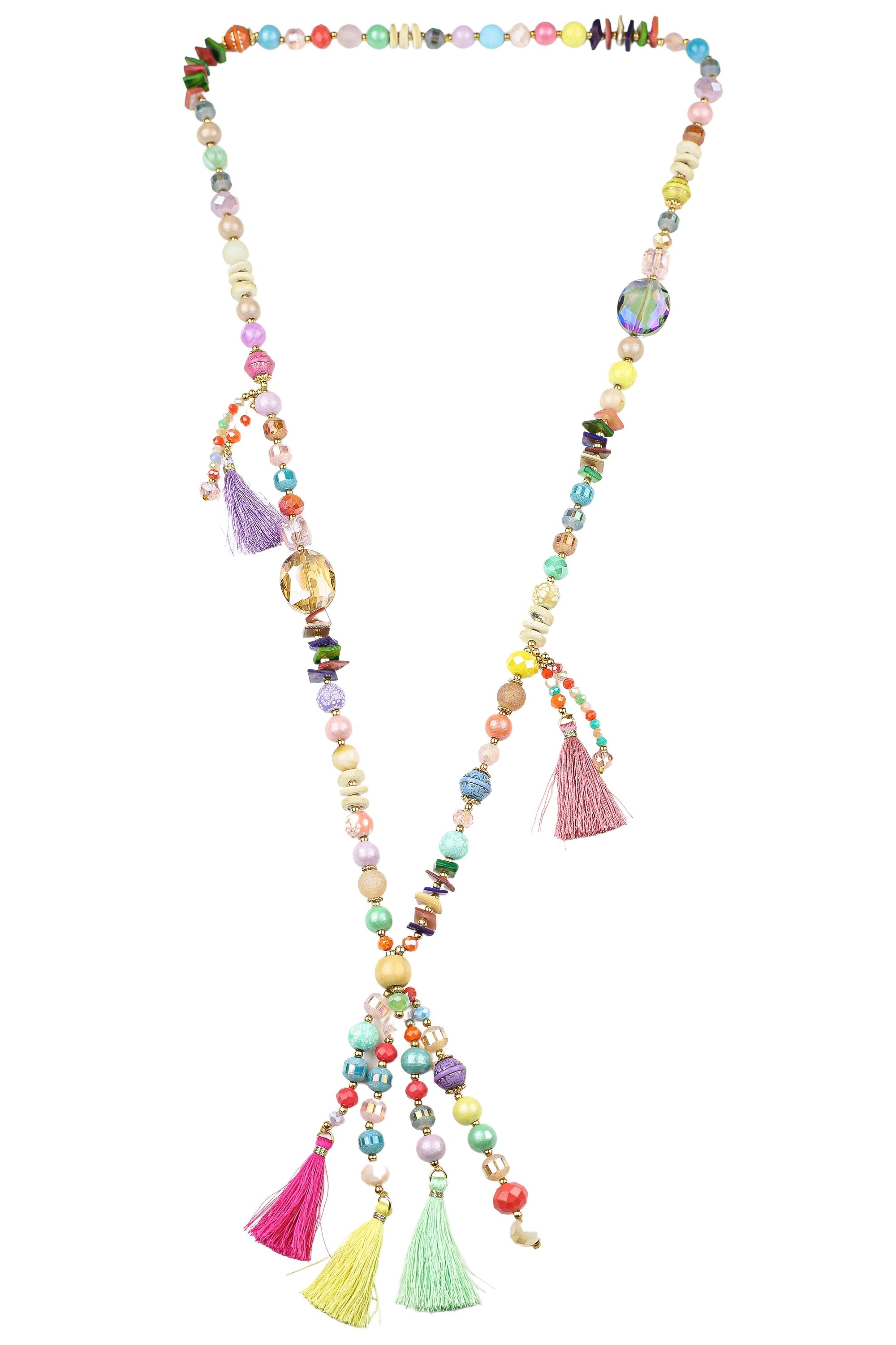 COLLEZIONE ALESSANDRO Lange Kette Perlen aus walking verschiedenen I\'m »Shanghai«, | bestellen Materialien