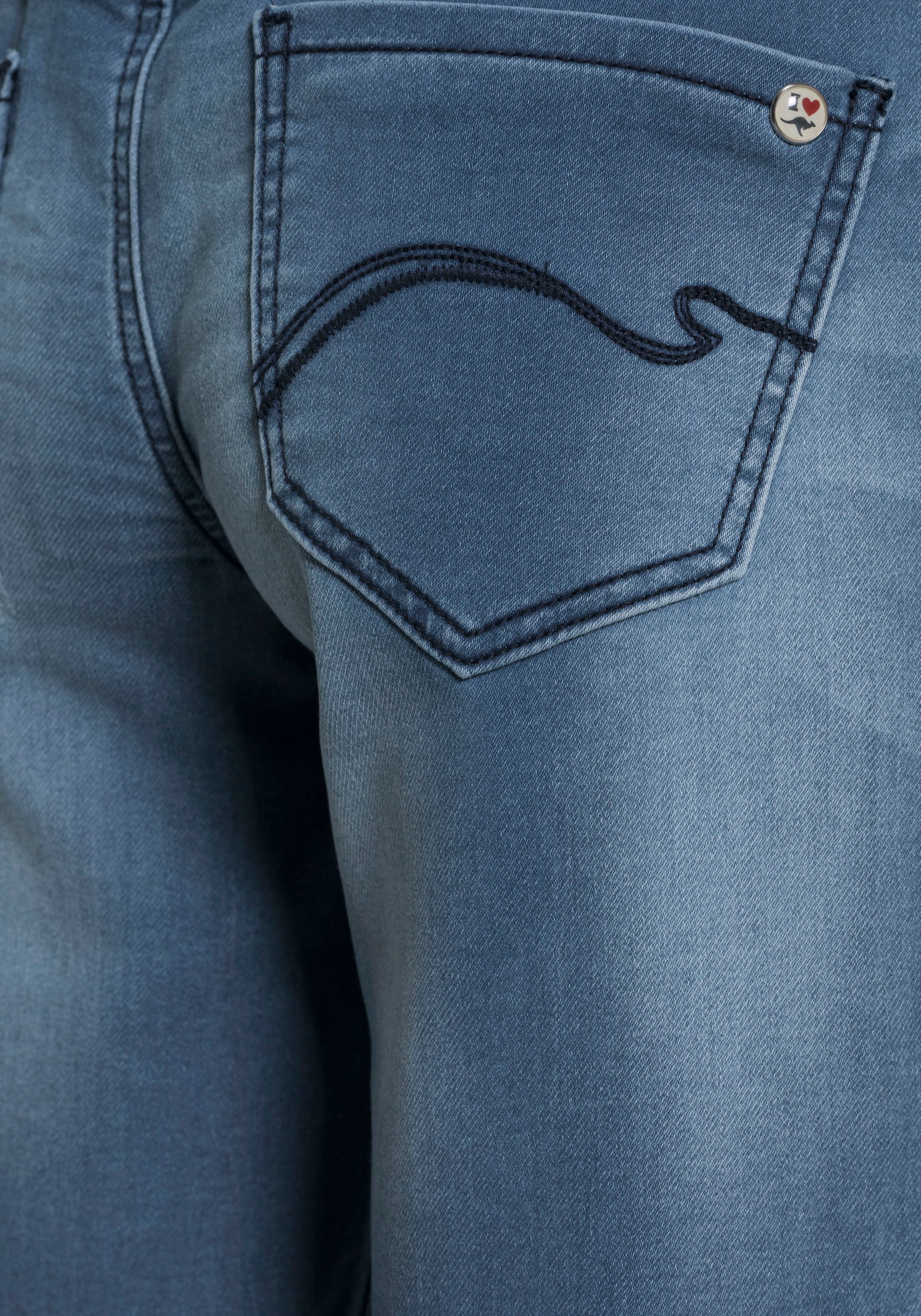 KangaROOS Jogg in Denim-Optik Bündchen Pants »7/8 mit elastischem bestellen JOGG-DENIM«