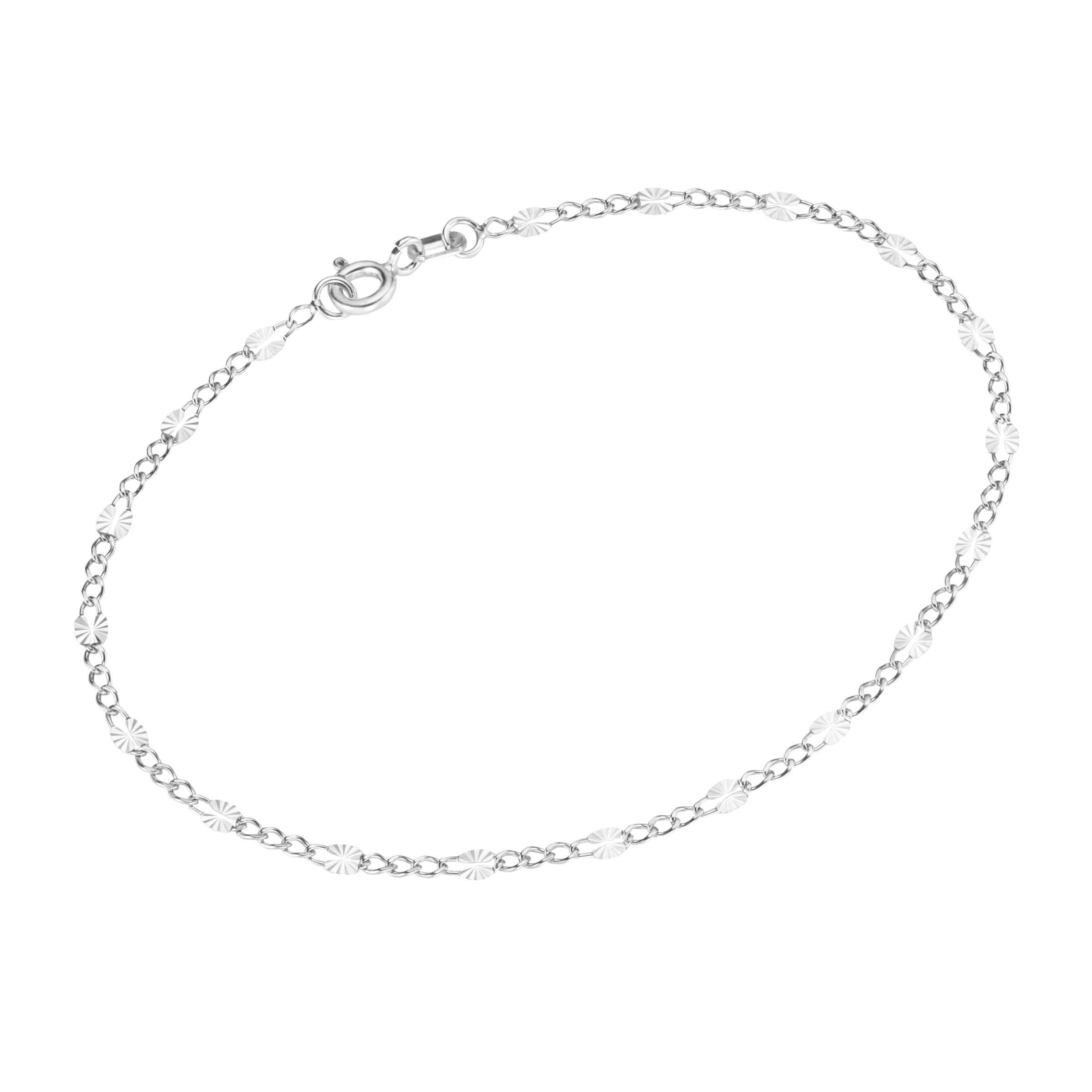 Smart Jewel Armband »Panzerkette mit Zwischenteilen, Silber 925« online  kaufen | I\'m walking | Silberarmbänder
