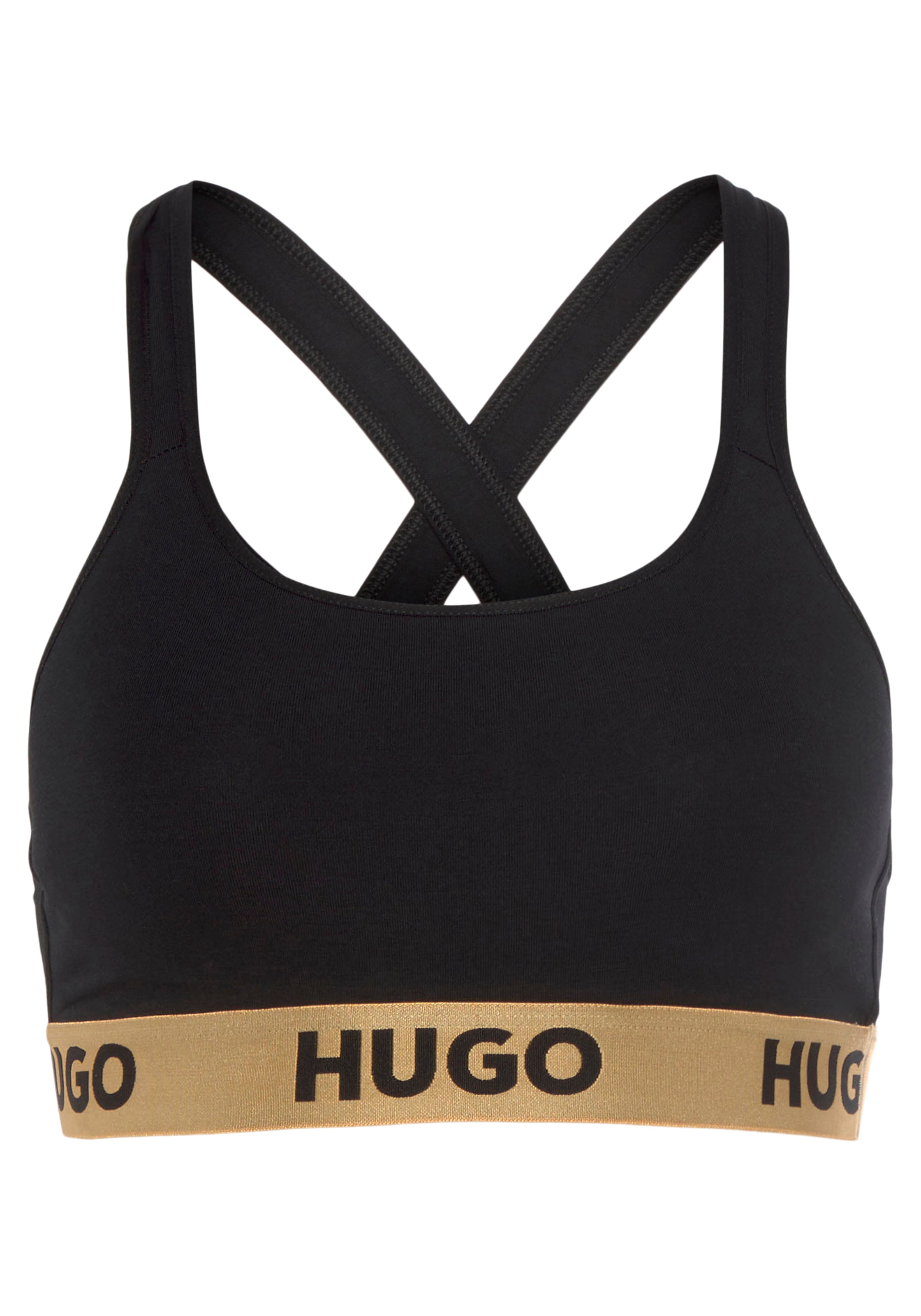 HUGO Bralette-BH »BRALETTE PADDED SPOR«, mit HUGO Logo auf dem Bund &  Wäsche auf Rechnung bestellen
