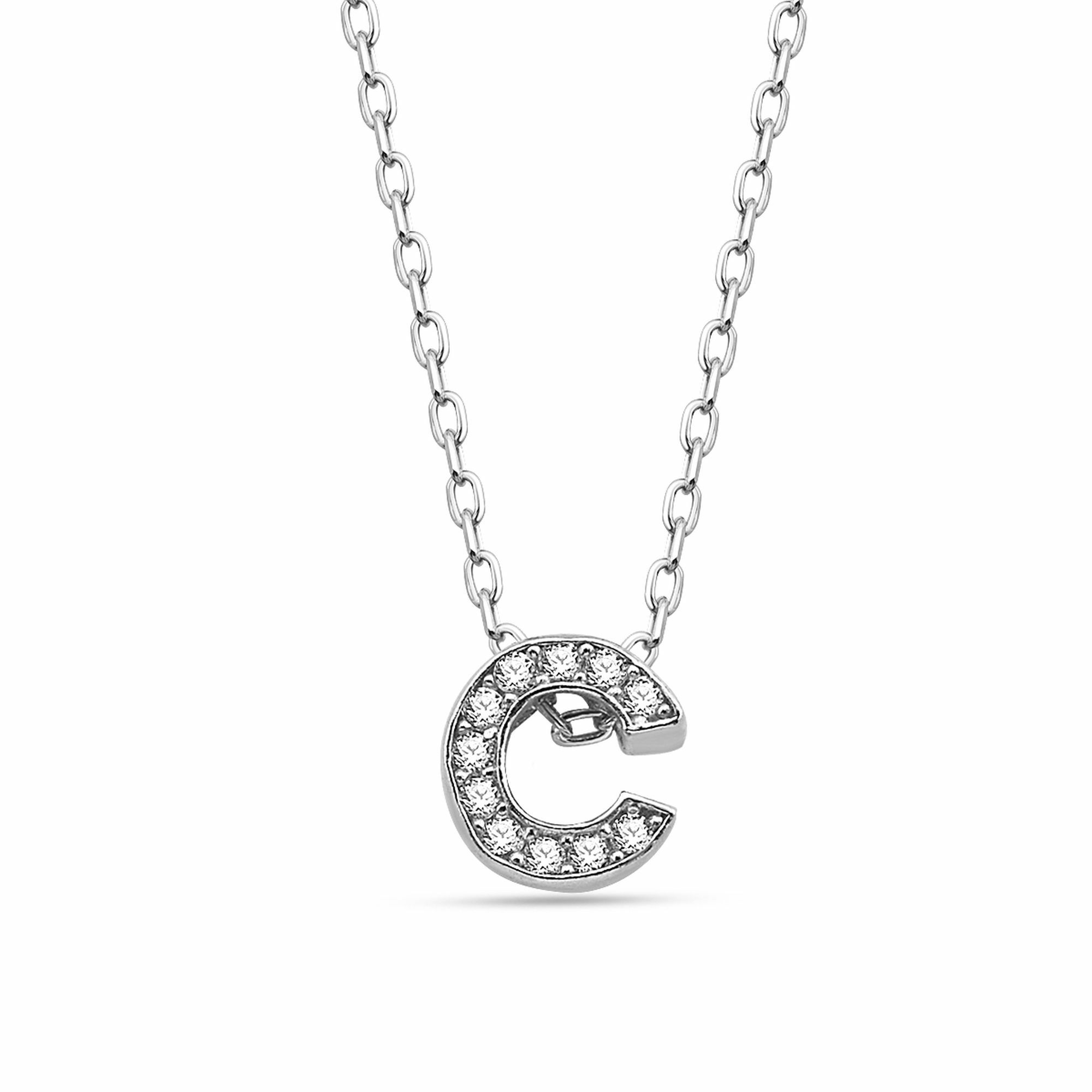 dKeniz Kette mit Anhänger »Buchstabe C 925/- Sterling Silber«, (Set, 1 tlg.) kaufen